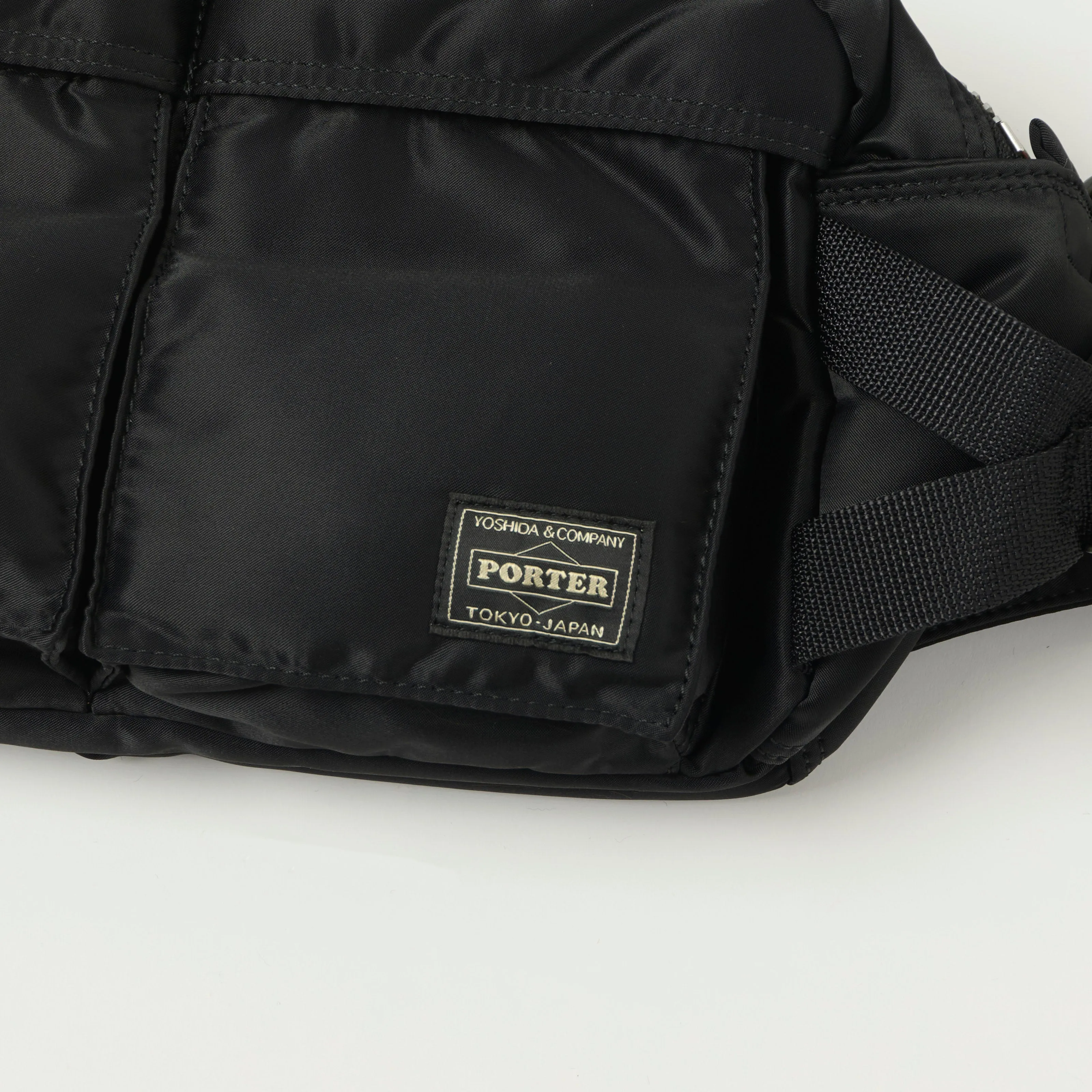Porter-Yoshida & Co. Bio-Nylon Tanker Large Waist Pack - Black sold by Son of a Stag product image thumbnail 2