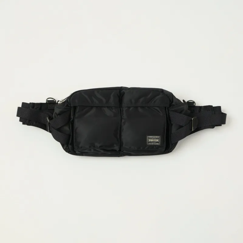 Porter-Yoshida & Co. Bio-Nylon Tanker Large Waist Pack - Black sold by Son of a Stag