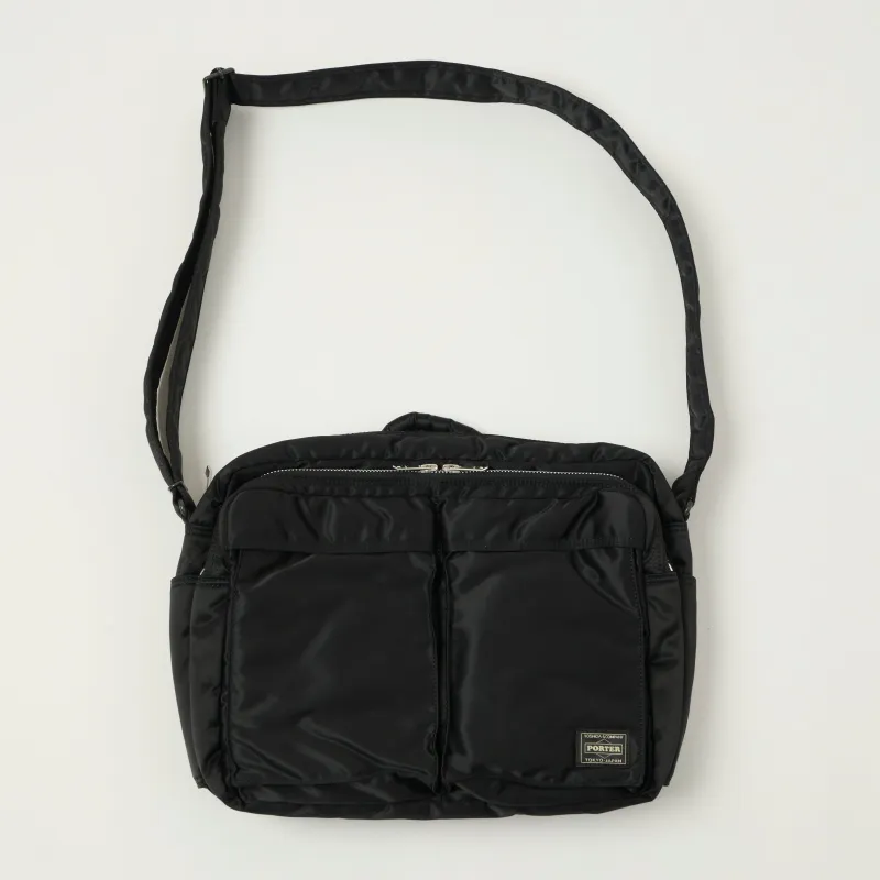 Porter-Yoshida & Co. Bio-Nylon Tanker Sling Bag - Black sold by Son of a Stag