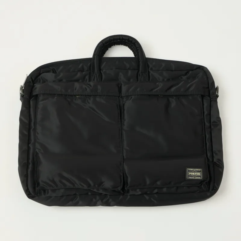 Porter-Yoshida & Co. Bio-Nylon Tanker 2-Way Document Bag - Black made by Yoshida & Co.
