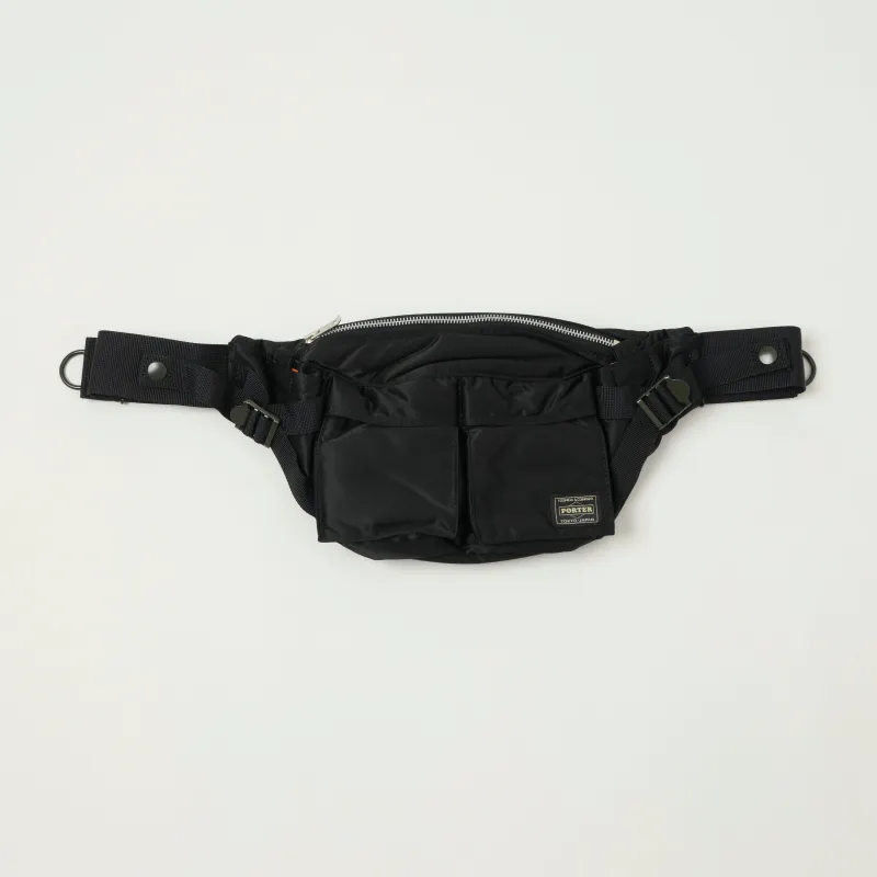Porter-Yoshida & Co. Bio-Nylon Tanker Waist Pack - Black sold by Son of a Stag