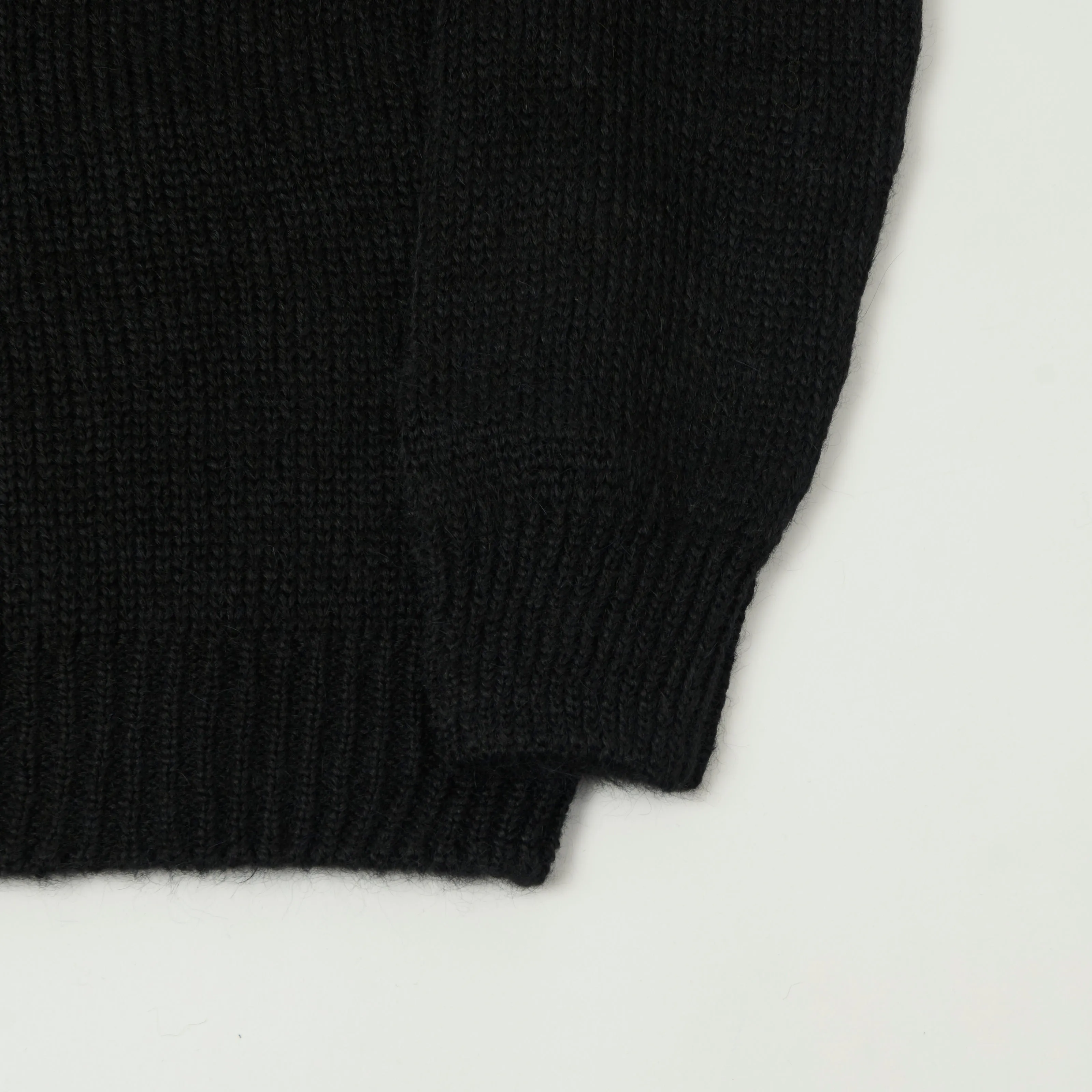 Knickerbocker 'Bud' Alpaca Knit Sweater - Black sold by Son of a Stag product image thumbnail 3