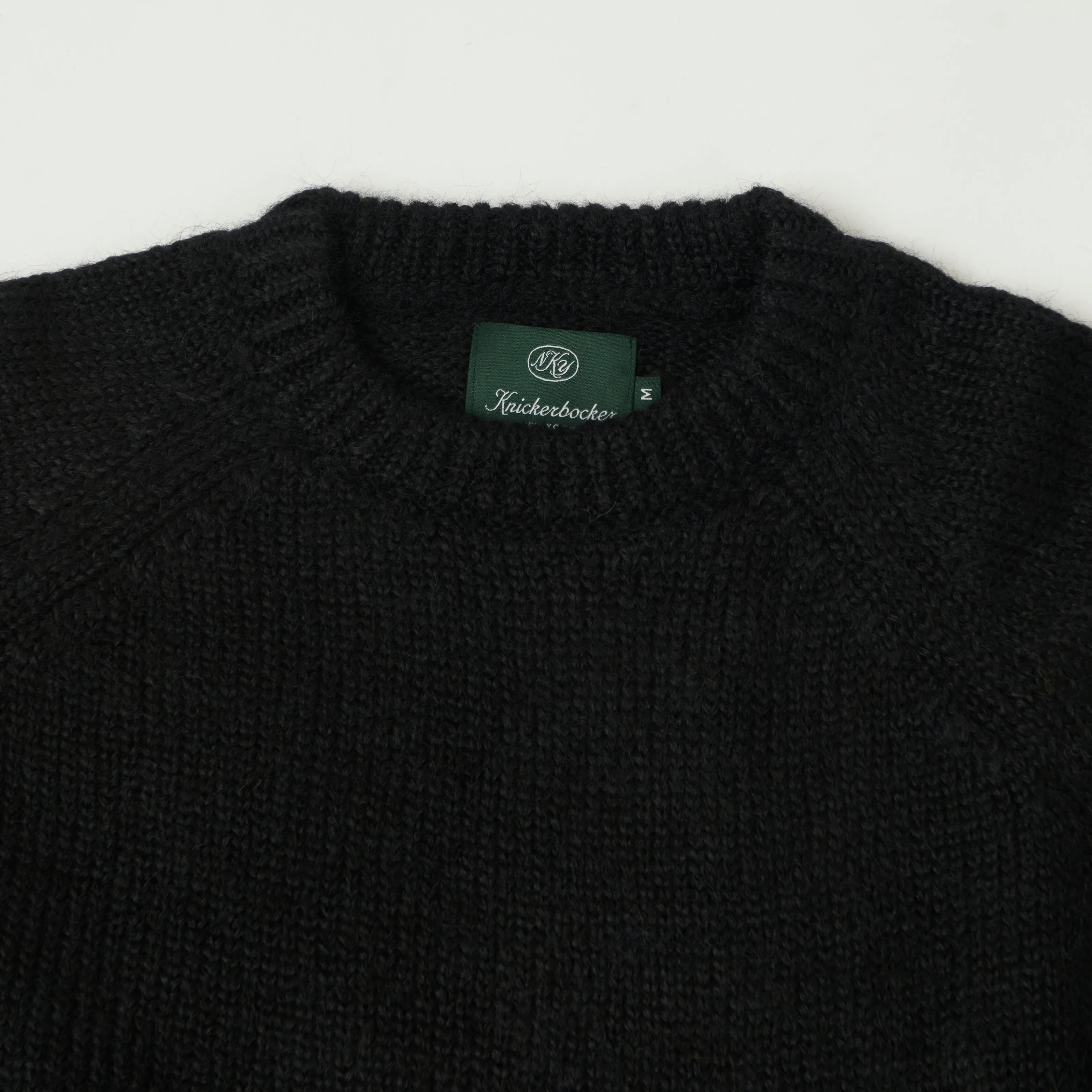 Knickerbocker 'Bud' Alpaca Knit Sweater - Black sold by Son of a Stag product image thumbnail 2