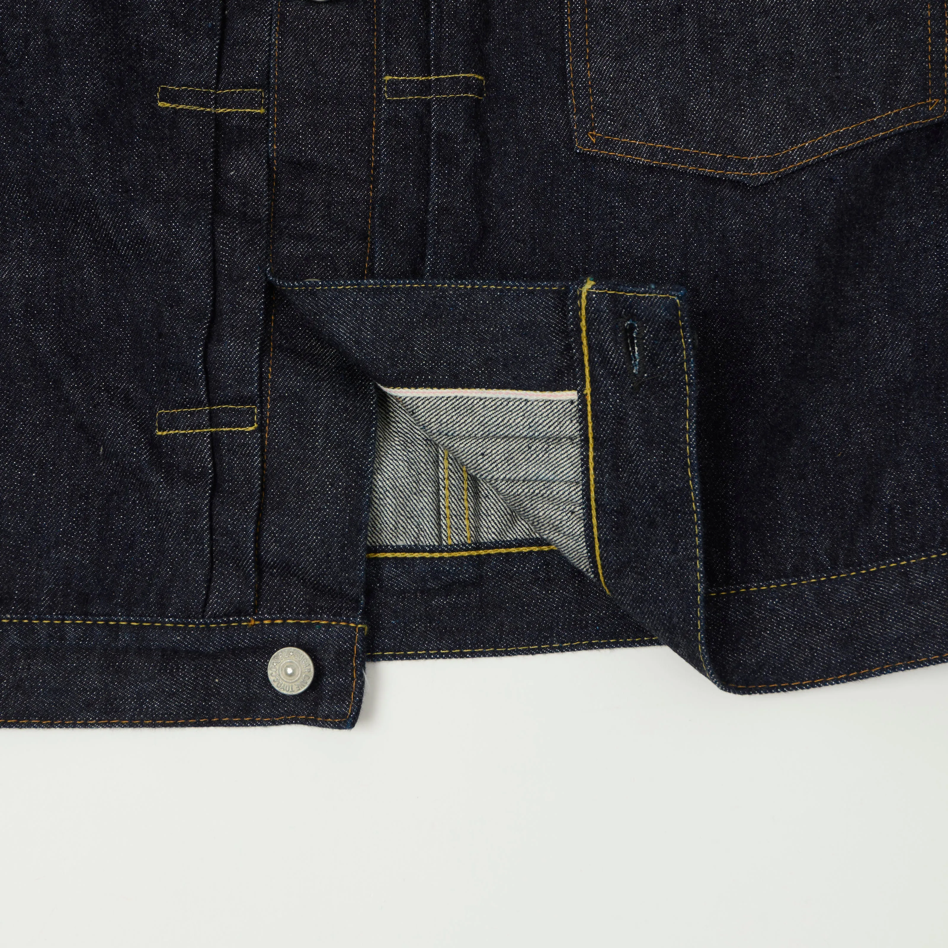 Sugar Cane 1936 Model 13.5oz 'T-Back' Type I Jacket - One Wash sold by Son of a Stag product image thumbnail 4