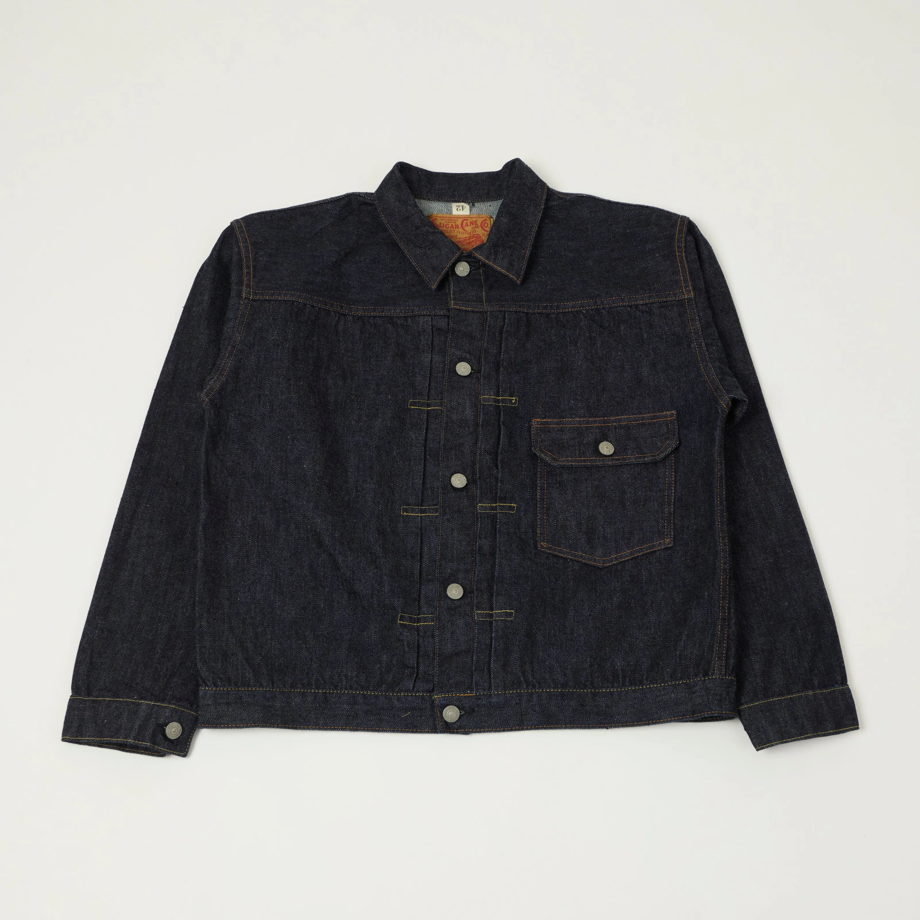 Sugar Cane 1936 Model 13.5oz Type I Jacket - One Wash sold by Son of a Stag