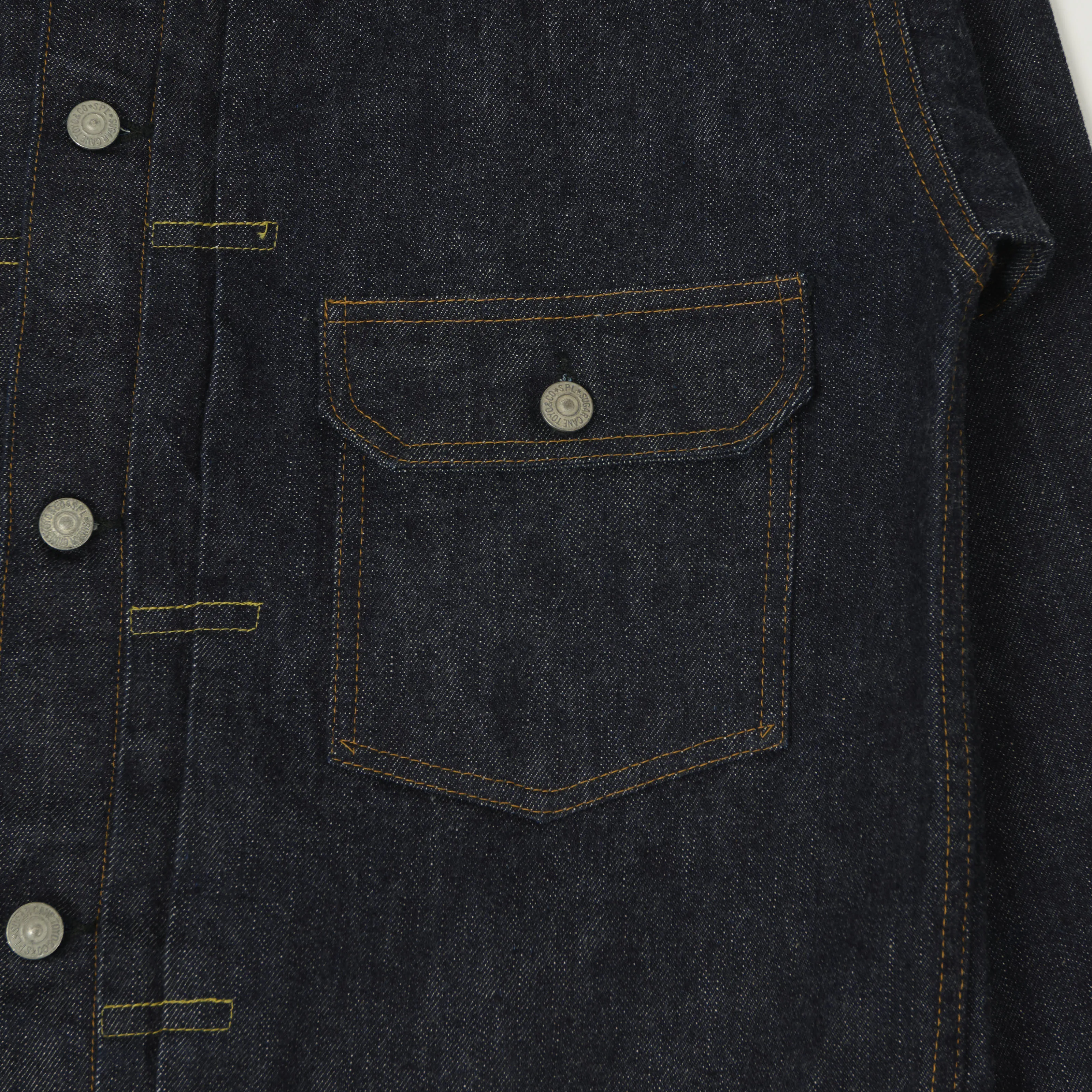 Sugar Cane 1936 Model 13.5oz Type I Jacket - One Wash sold by Son of a Stag product image thumbnail 3