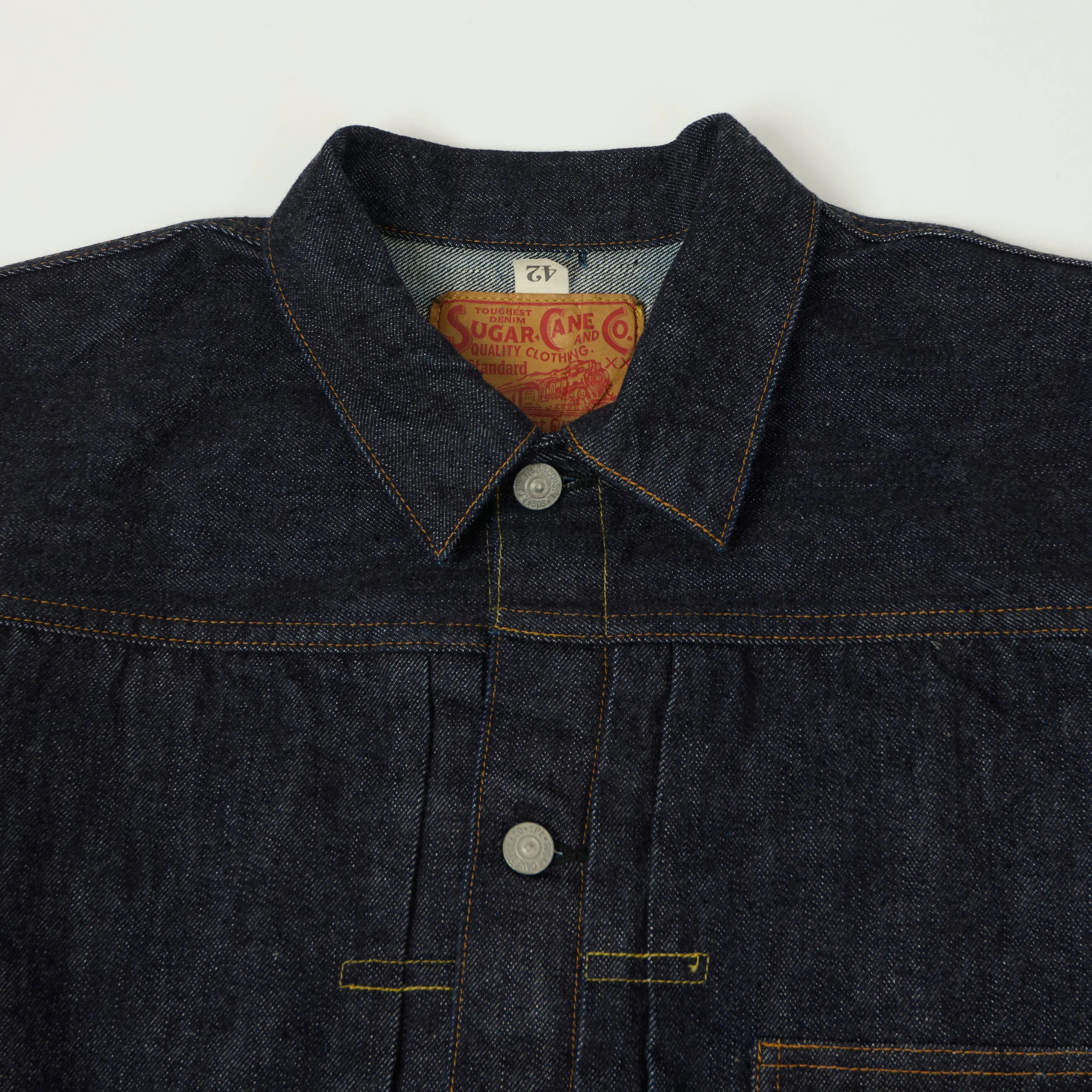 Sugar Cane 1936 Model 13.5oz Type I Jacket - One Wash sold by Son of a Stag product image thumbnail 2