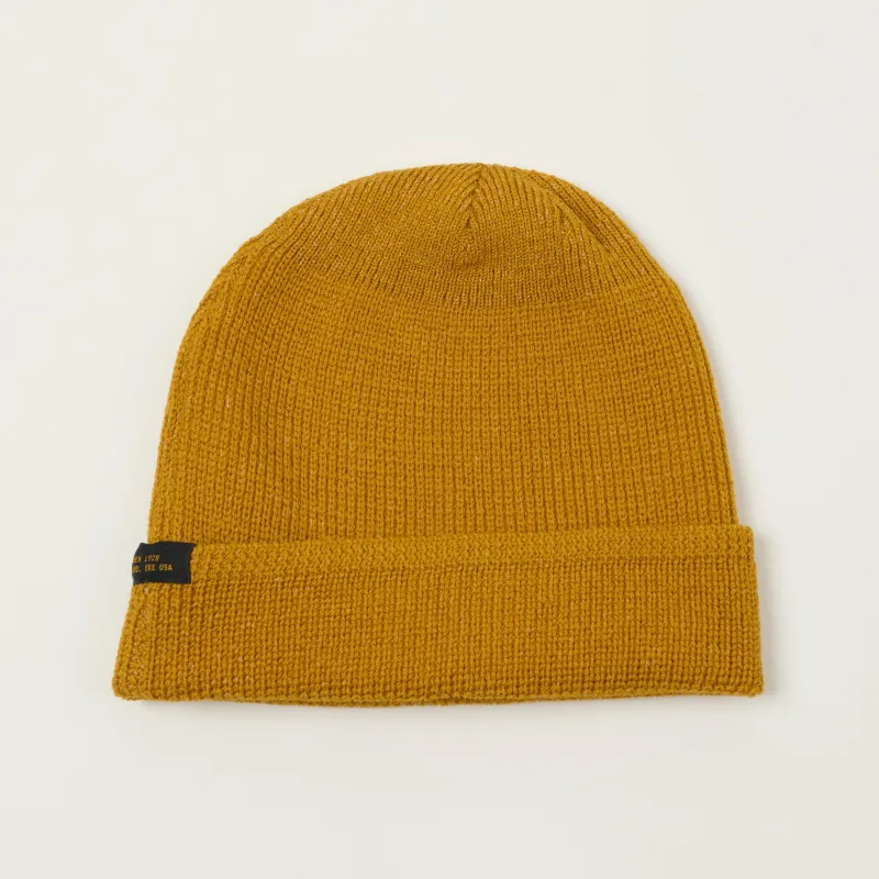 Dehen 1920 Wool Knit Watch Cap - Old Gold sold by Son of a Stag