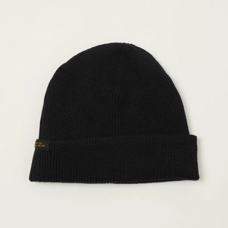 Dehen 1920 Wool Knit Watch Cap - Black sold by Son of a Stag