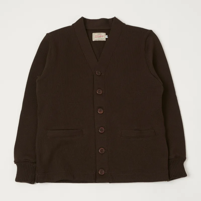 Dehen 1920 Classic Cardigan - Brown sold by Son of a Stag