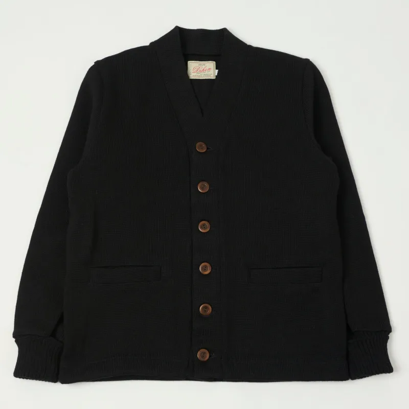 Dehen 1920 Classic Cardigan - Black sold by Son of a Stag