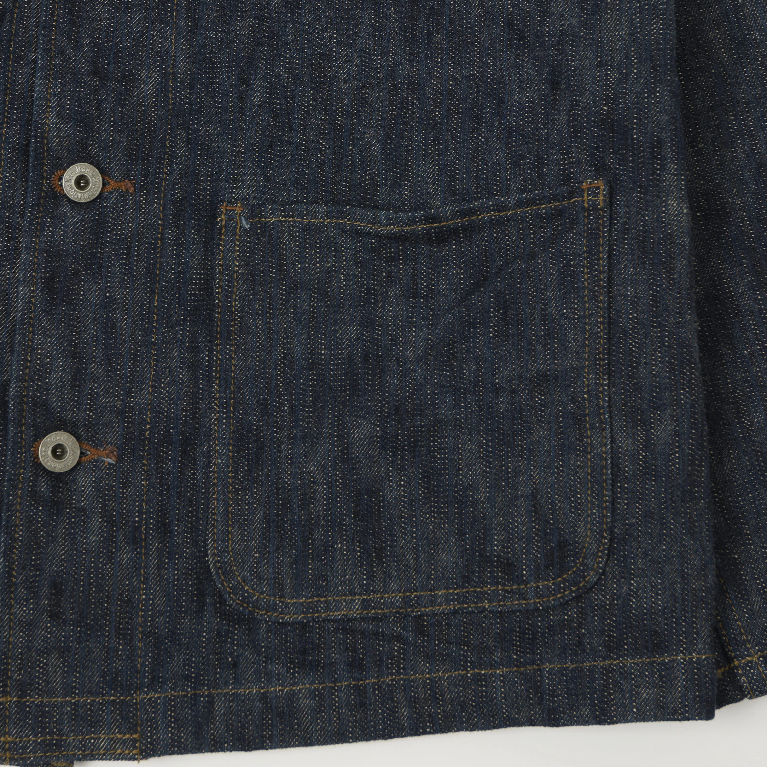 ONI Denim 03502-Kase 16oz Natural Indigo Coverall Jacket - One wash sold by Son of a Stag product image thumbnail 3