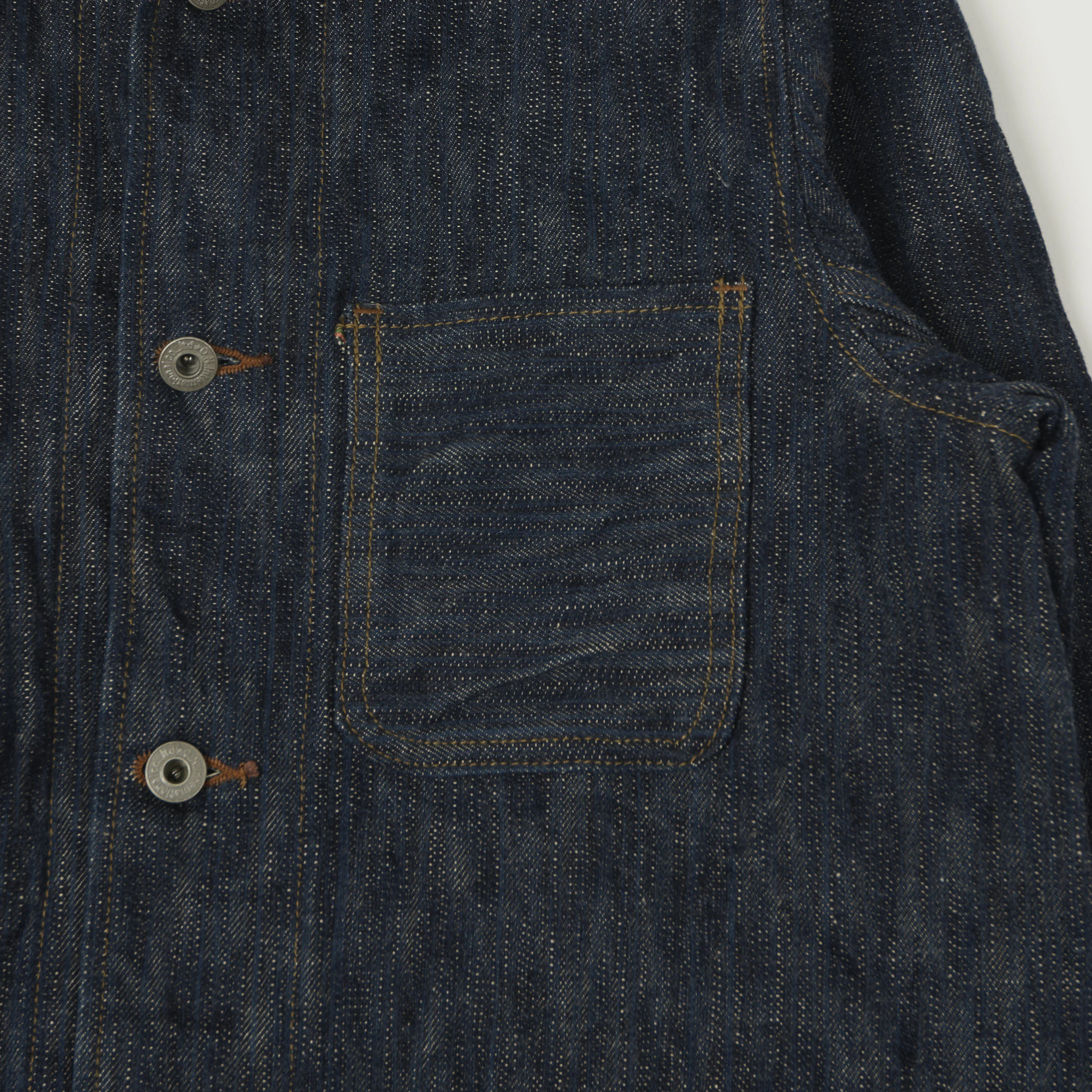 ONI Denim 03502-Kase 16oz Natural Indigo Coverall Jacket - One wash sold by Son of a Stag product image thumbnail 4