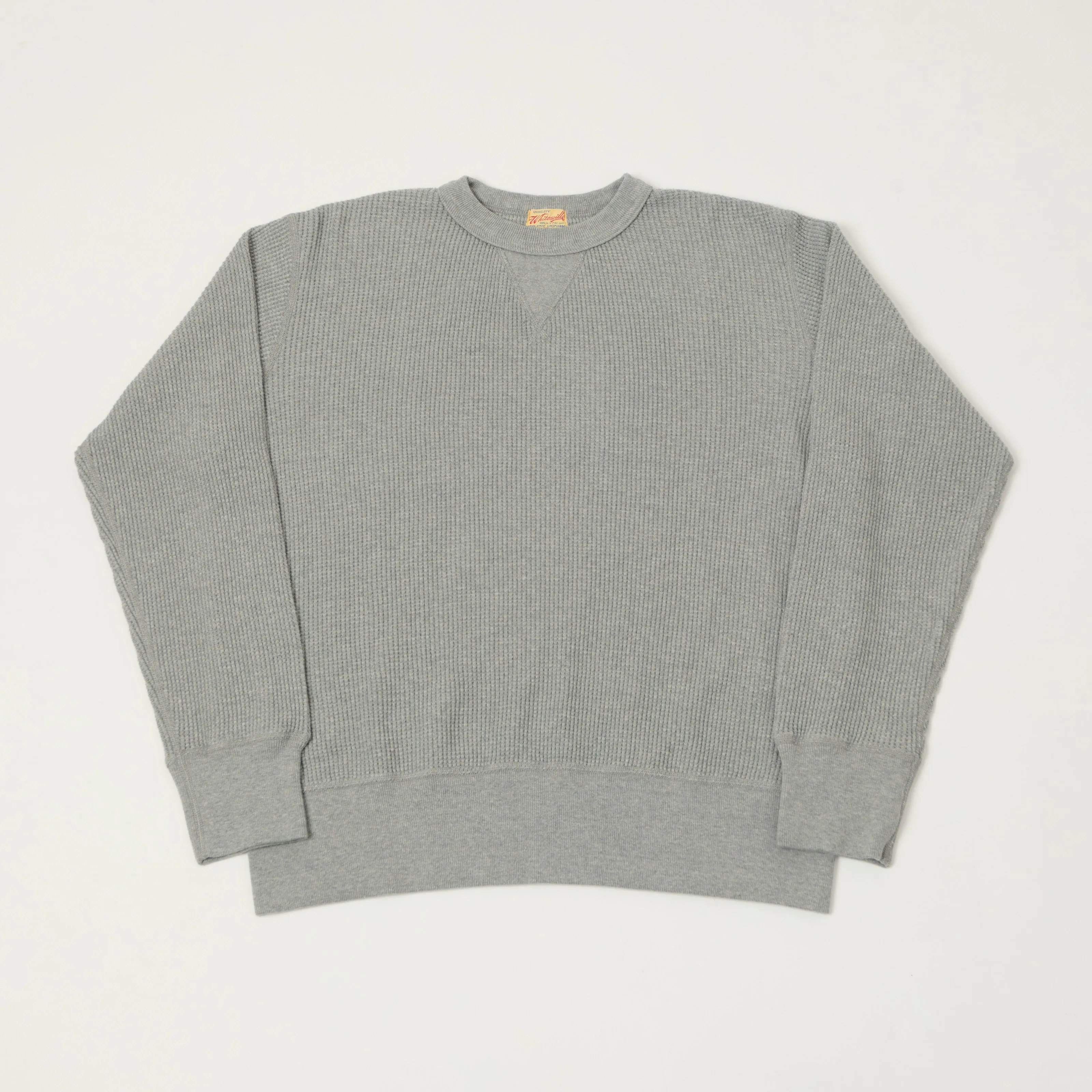 Whitesville Long Sleeve Thermal T-Shirt - Heather Grey sold by Son of a Stag