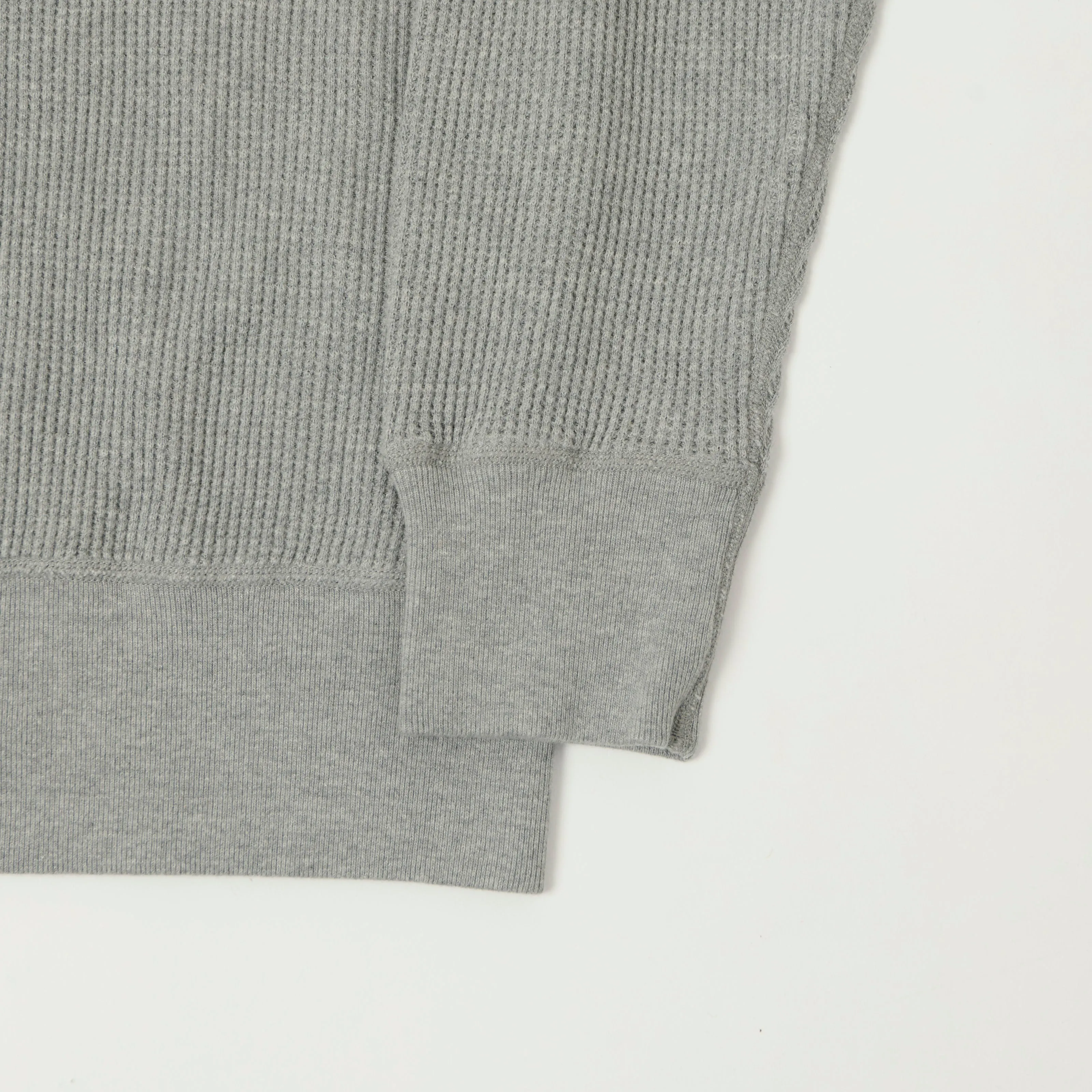Whitesville Long Sleeve Thermal T-Shirt - Heather Grey sold by Son of a Stag product image thumbnail 3