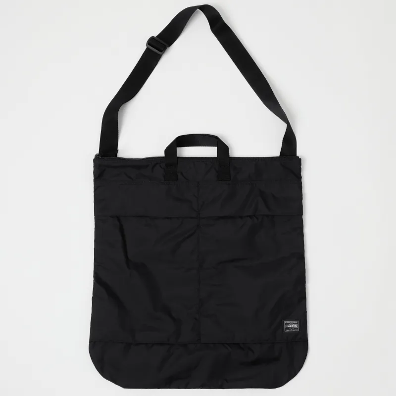 Porter-Yoshida & Co. Flex 2Way Helmet Bag - Black sold by Son of a Stag