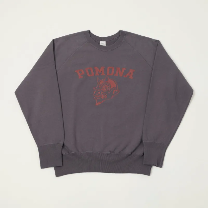 Warehouse & Co 461 'Pomona' Raglan Sleeve Sweatshirt - Navy sold by Son of a Stag