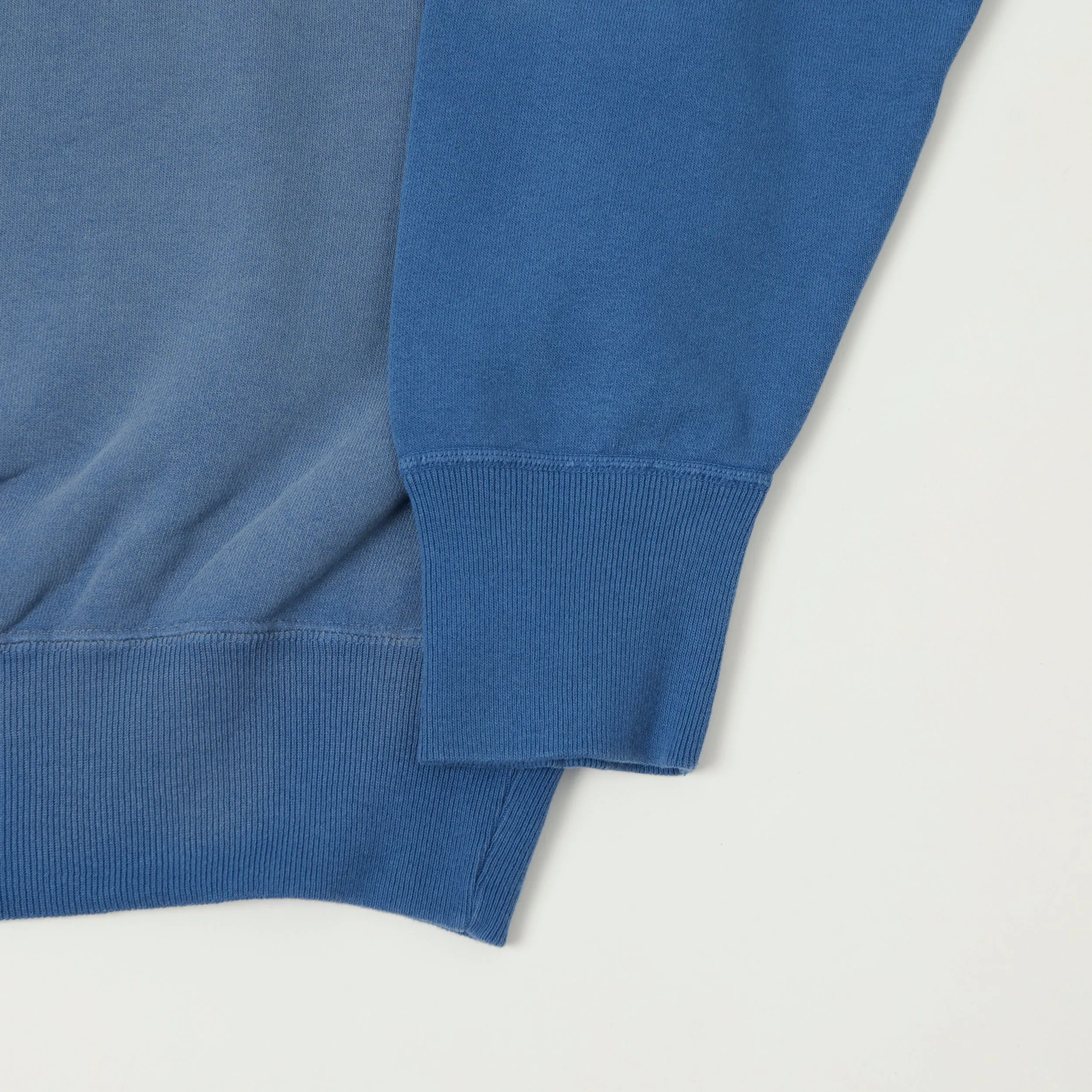 Warehouse & Co 461-U/W 'Sun Burned' Raglan Sleeve Sweatshirt - Blue sold by Son of a Stag product image thumbnail 3