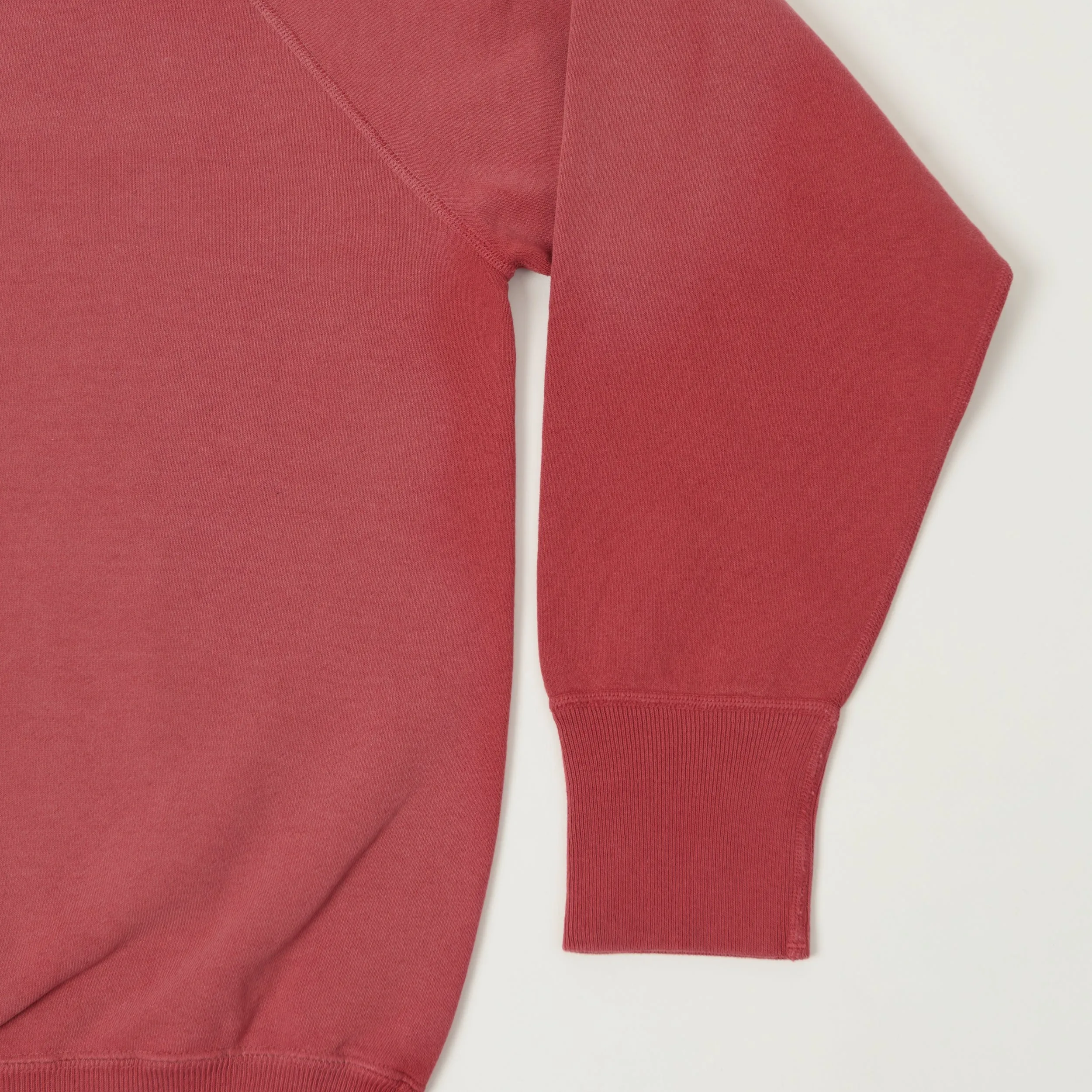 Warehouse & Co 461-U/W 'Sun Burned' Raglan Sleeve Sweatshirt - Red sold by Son of a Stag product image thumbnail 5