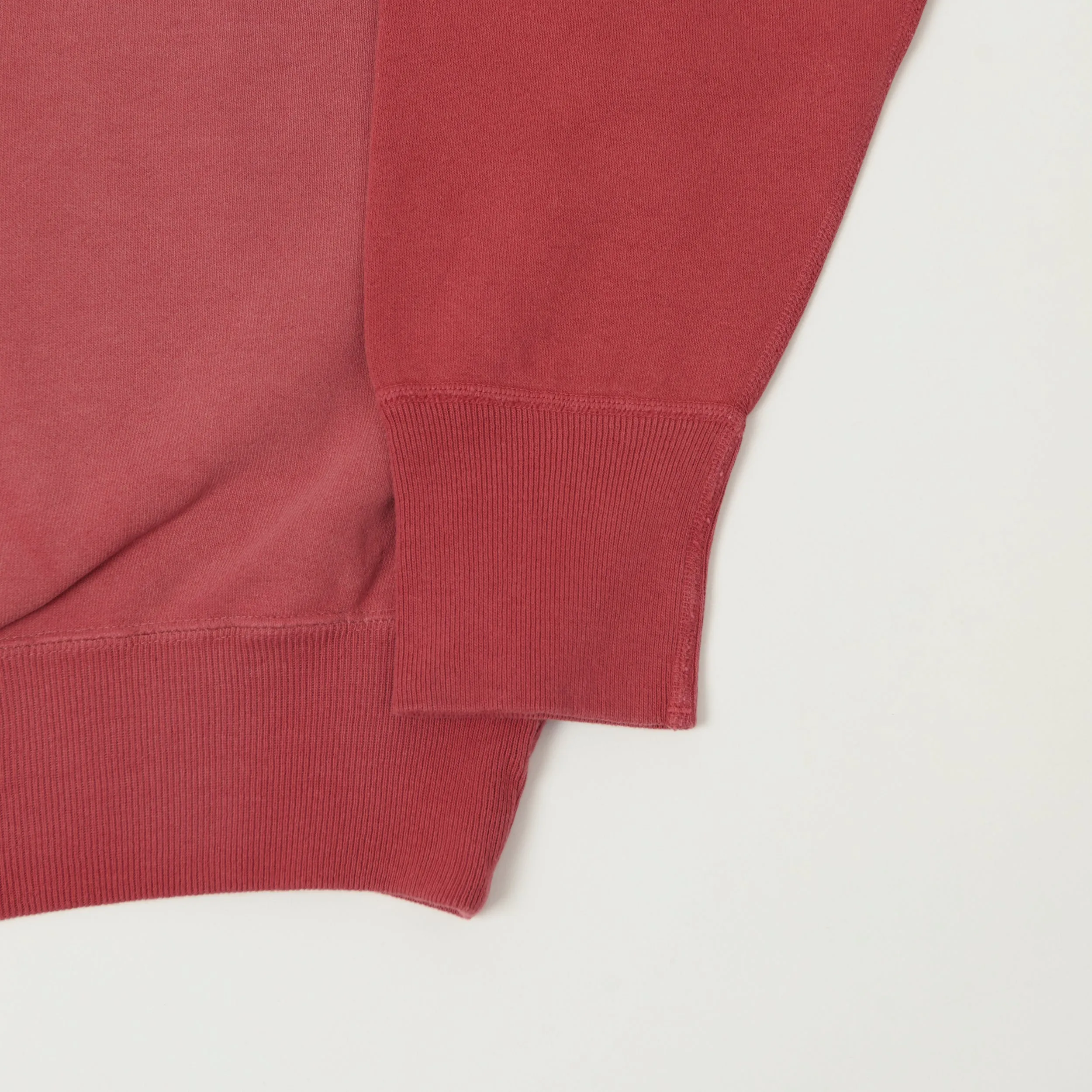 Warehouse & Co 461-U/W 'Sun Burned' Raglan Sleeve Sweatshirt - Red sold by Son of a Stag product image thumbnail 3
