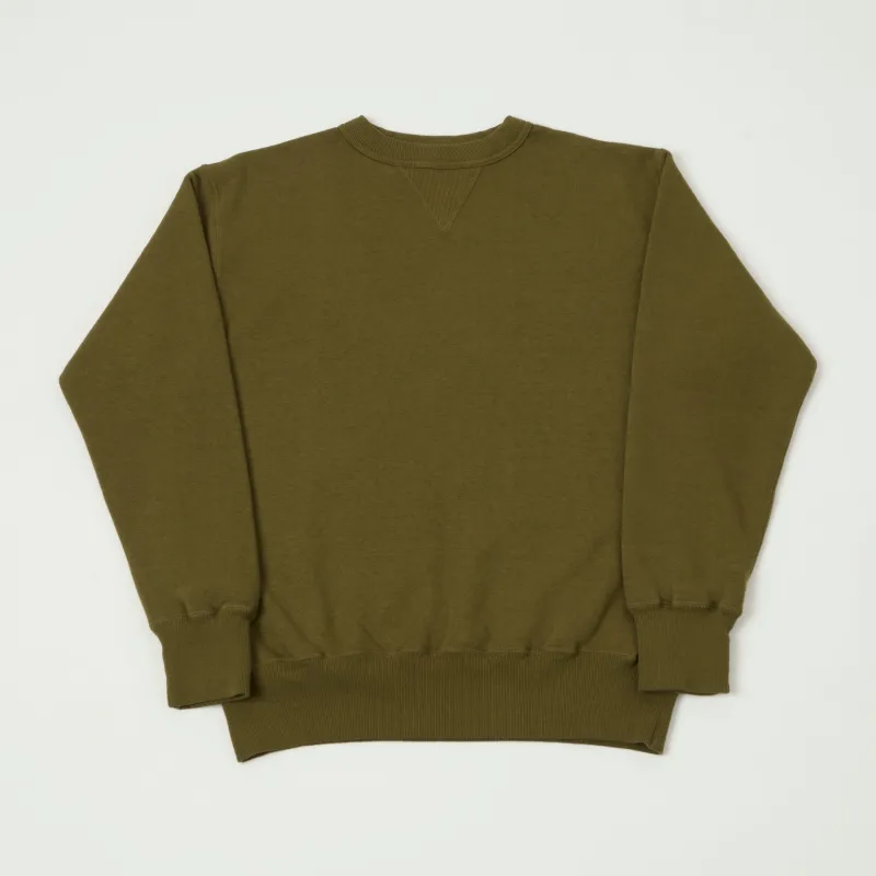 Dubbleworks Loop Wheel Sweatshirt - Khaki sold by Son of a Stag
