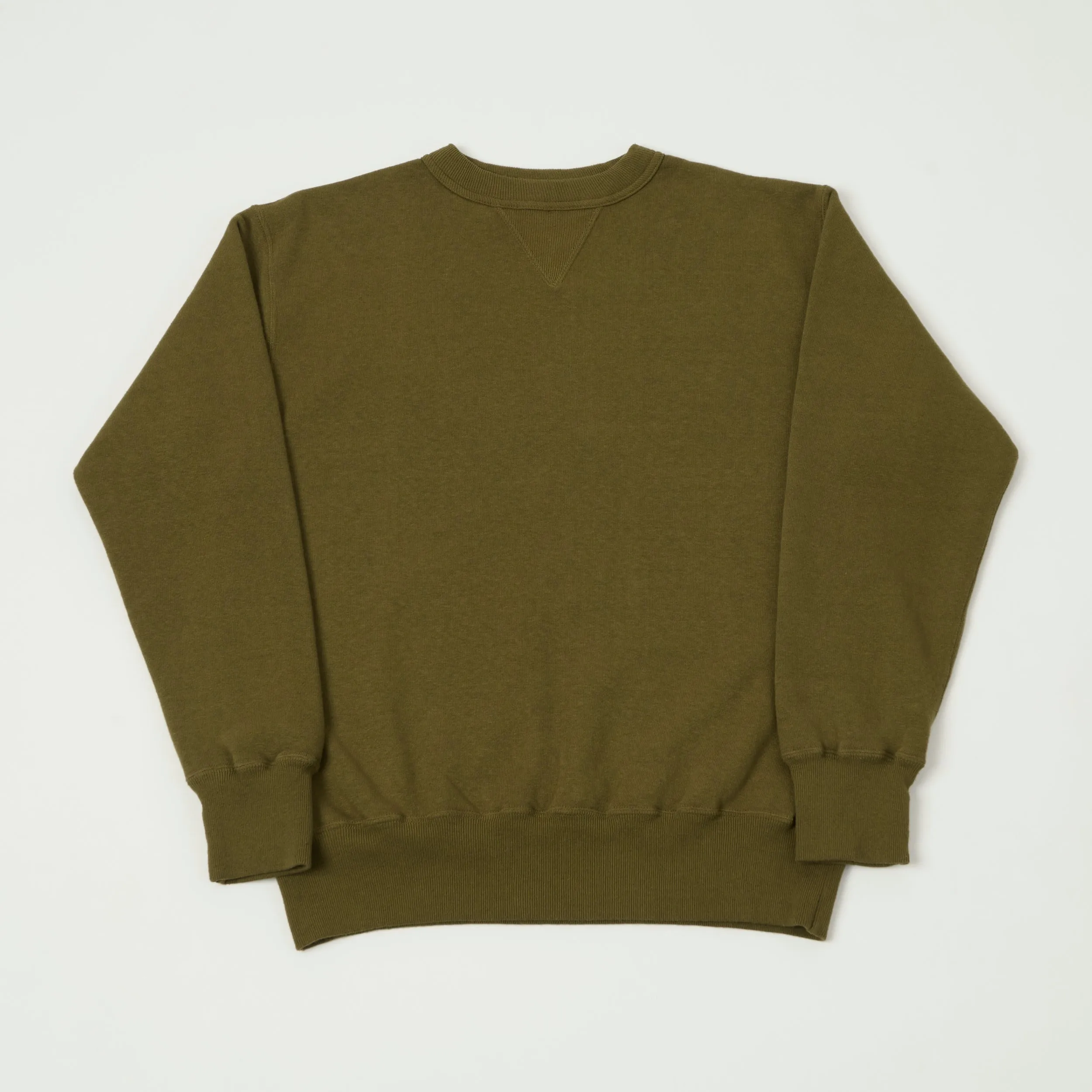 Dubbleworks Loop Wheel Sweatshirt - Khaki sold by Son of a Stag