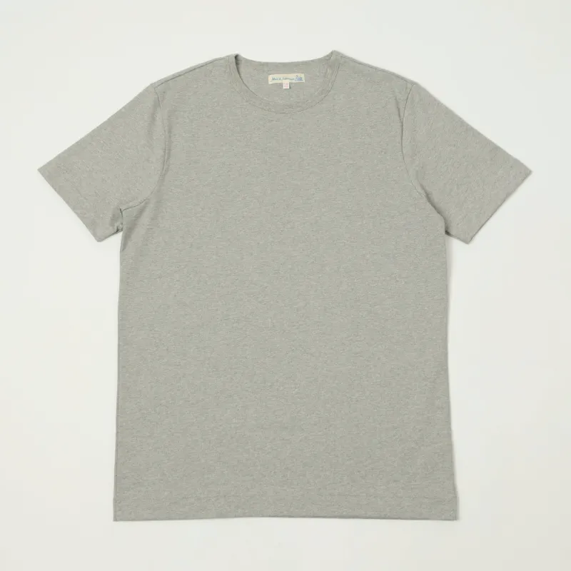 Merz b. Schwanen 2M15 Classic Jersey T-Shirt - Grey Melange sold by Son of a Stag