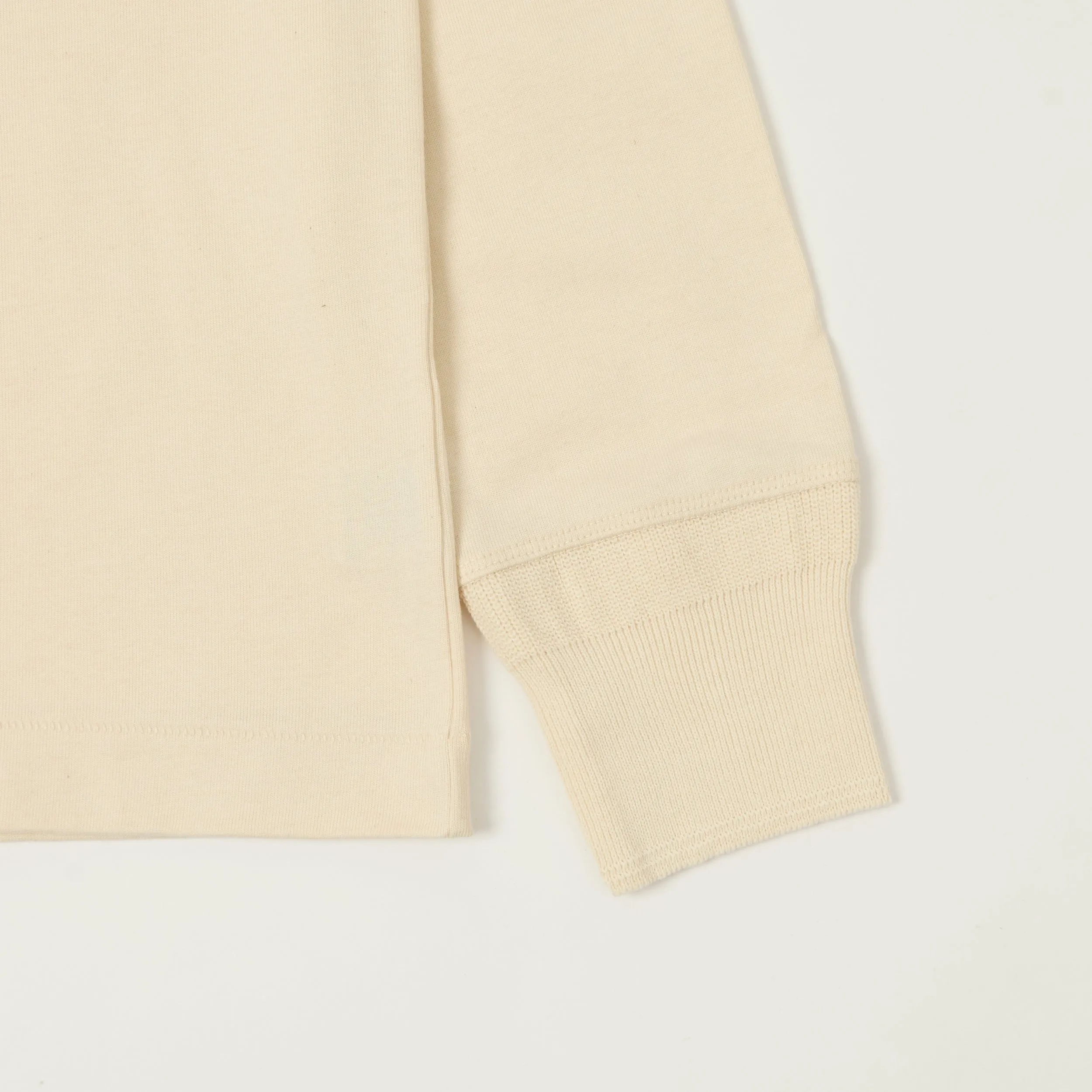 Merz b. Schwanen 2M06 Classic Long Sleeve Henley - Nature sold by Son of a Stag product image thumbnail 3