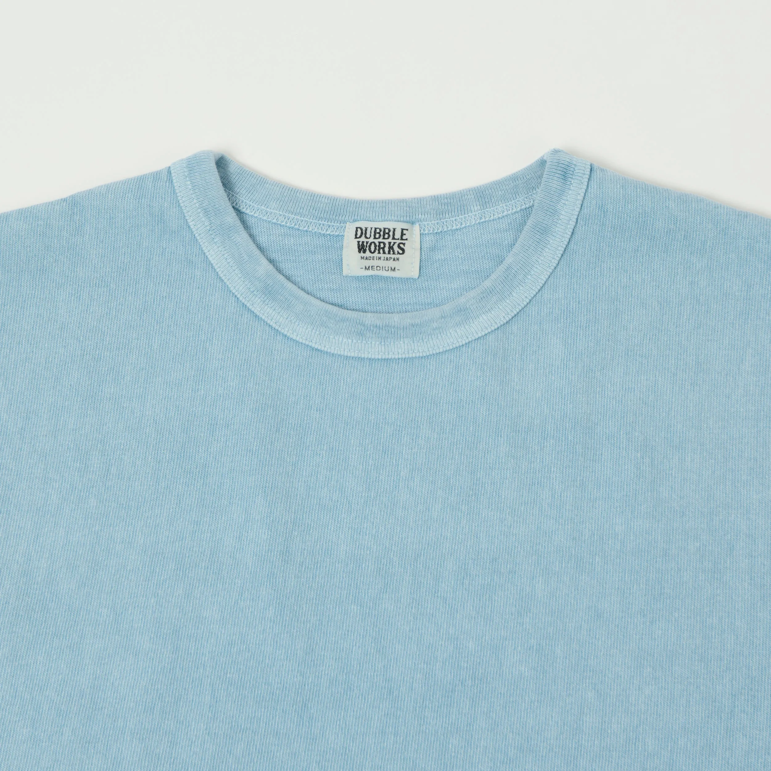 Dubbleworks Heavy Fabric Long Sleeve Pigment Dye Tee- Sax Blue sold by Son of a Stag product image thumbnail 2