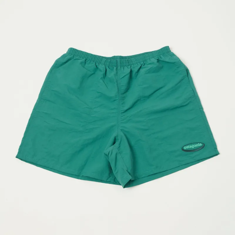 Patagonia '95 Oval Logo' 5-inch Baggies Shorts - Gem Green sold by Son of a Stag