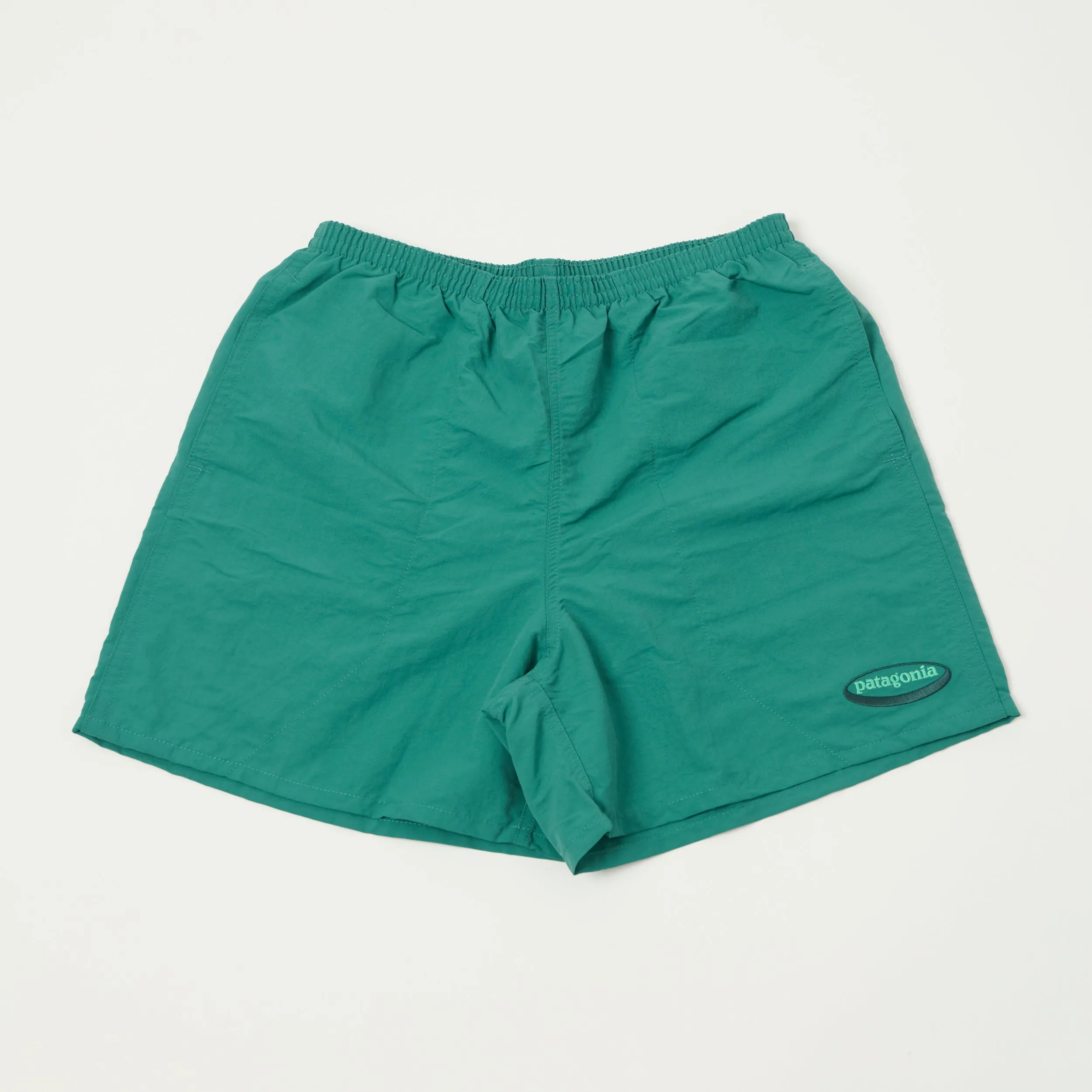 Patagonia '95 Oval Logo' 5-inch Baggies Shorts - Gem Green sold by Son of a Stag
