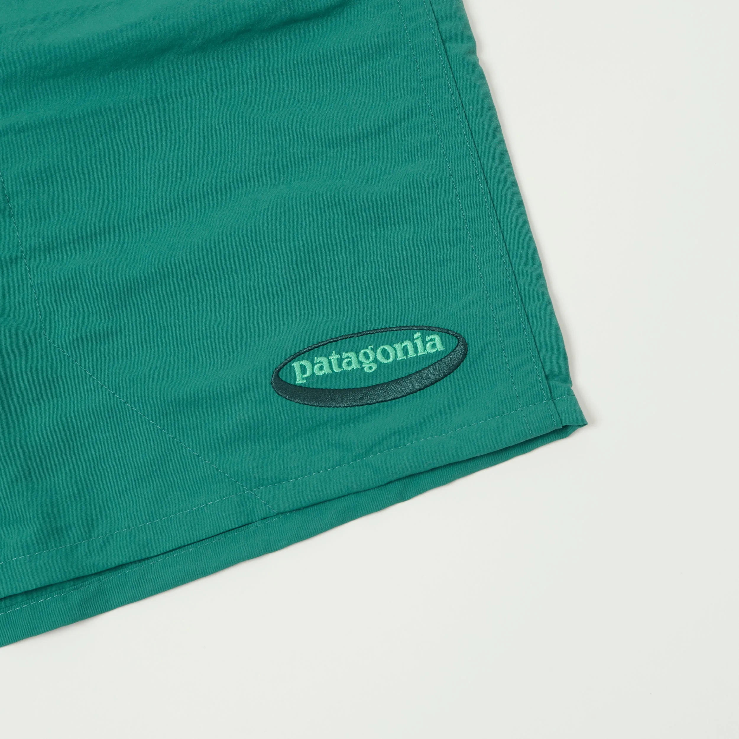 Patagonia '95 Oval Logo' 5-inch Baggies Shorts - Gem Green sold by Son of a Stag product image thumbnail 2