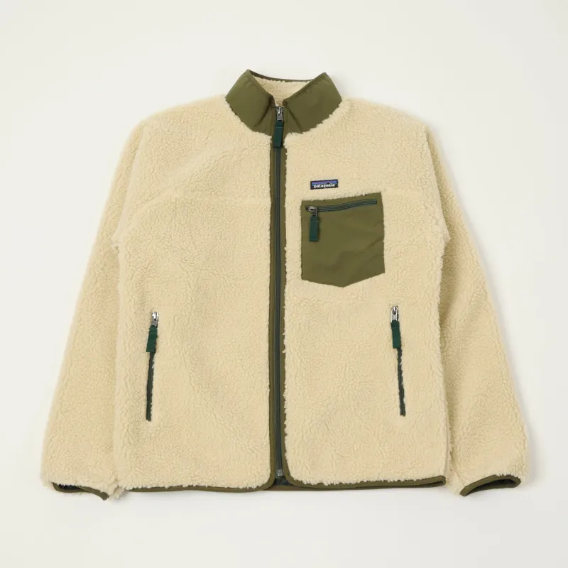 Patagonia Classic Retro-X Fleece Jacket - Dark Nartural/Basin Green sold by Son of a Stag