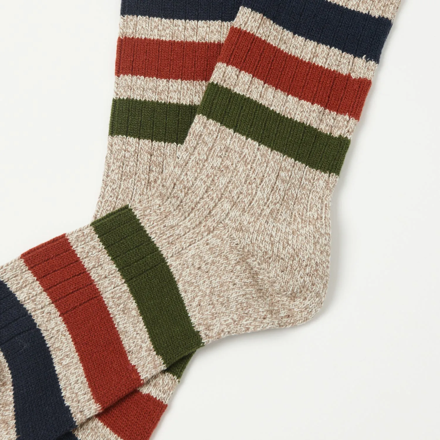 RoToTo Park Stripe Sock - Beige sold by Son of a Stag product image thumbnail 2