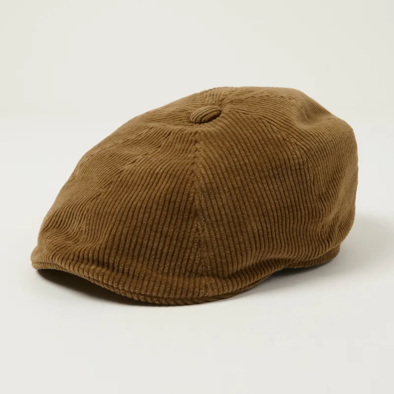 Stetson 8-Panel Garage Theme Corduroy Cap - Beige made by Son of a Stag