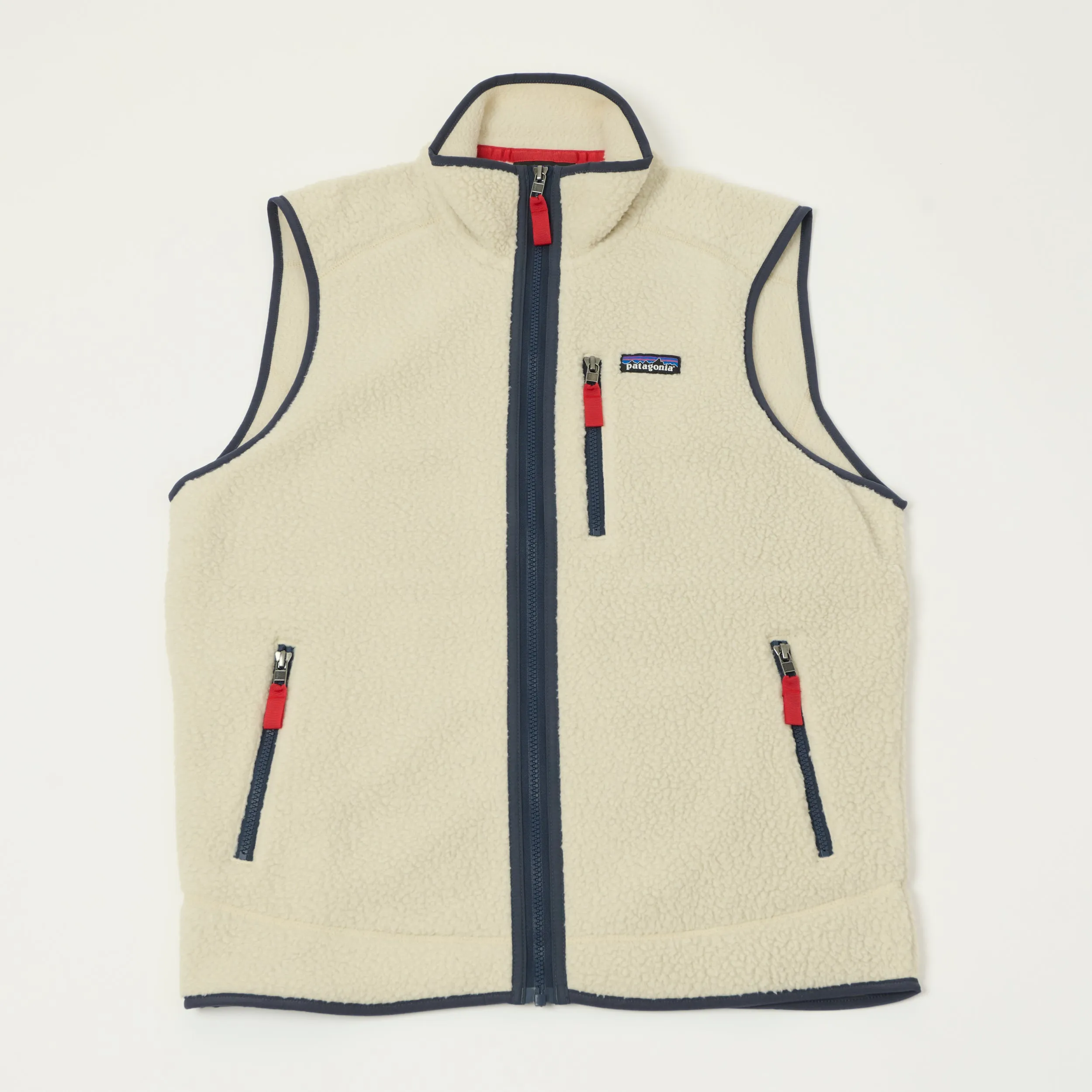 Patagonia Retro Pile Vest - Pelican/Smolder Blue sold by Son of a Stag