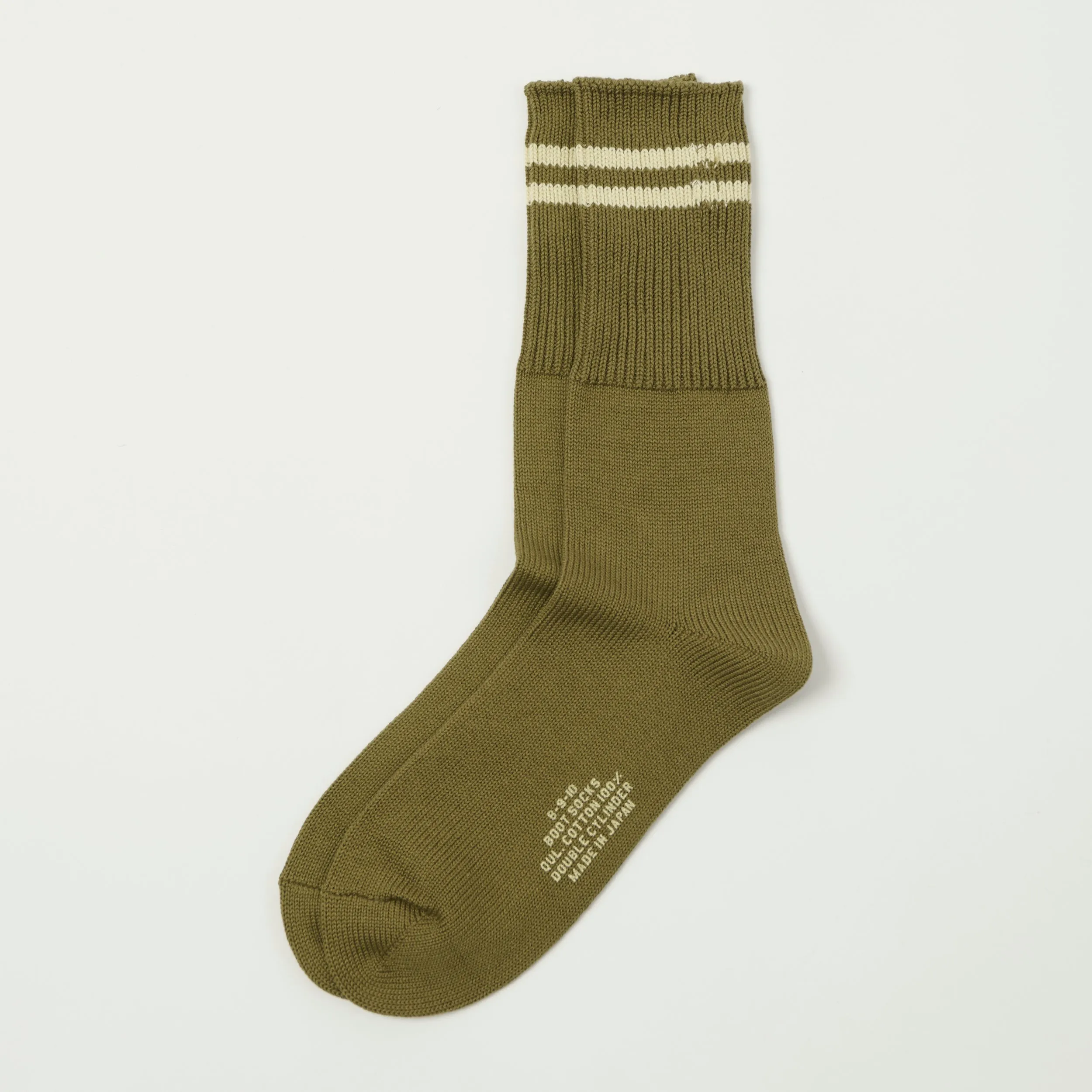 FULLCOUNT 6110 Military Sock - Khaki sold by Son of a Stag
