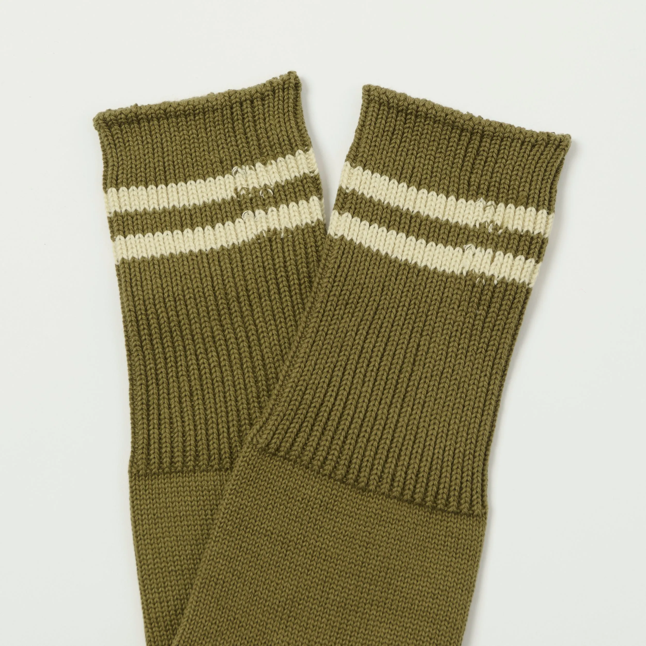 FULLCOUNT 6110 Military Sock - Khaki sold by Son of a Stag product image thumbnail 2