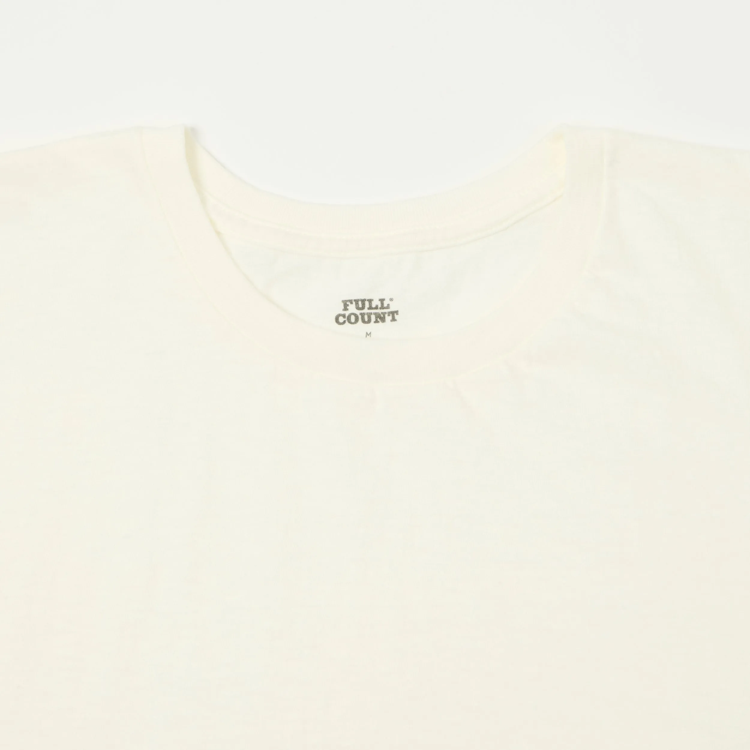 FULLCOUNT 5503 Classic Crew Neck Two Pack - White sold by Son of a Stag product image thumbnail 3