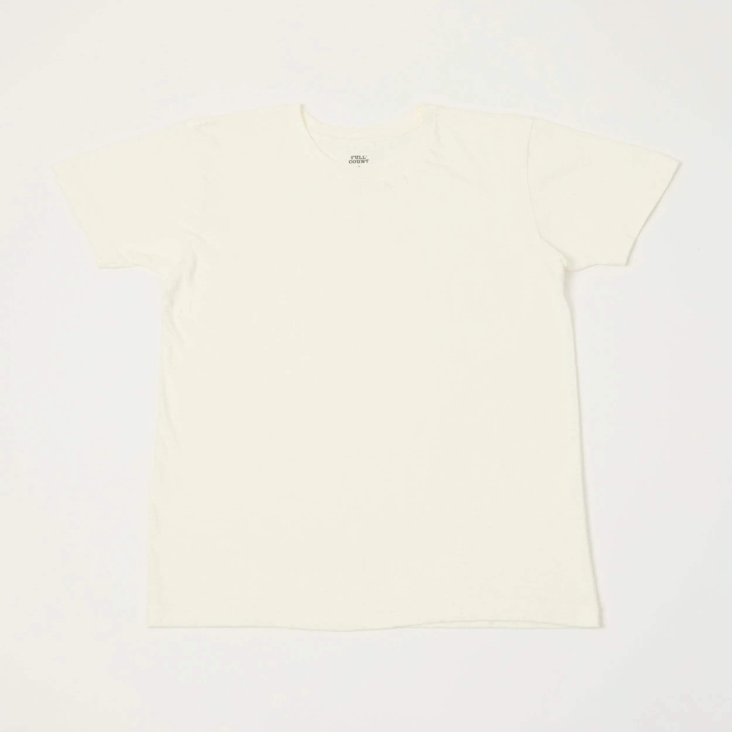 FULLCOUNT 5503 Classic Crew Neck Two Pack - White sold by Son of a Stag