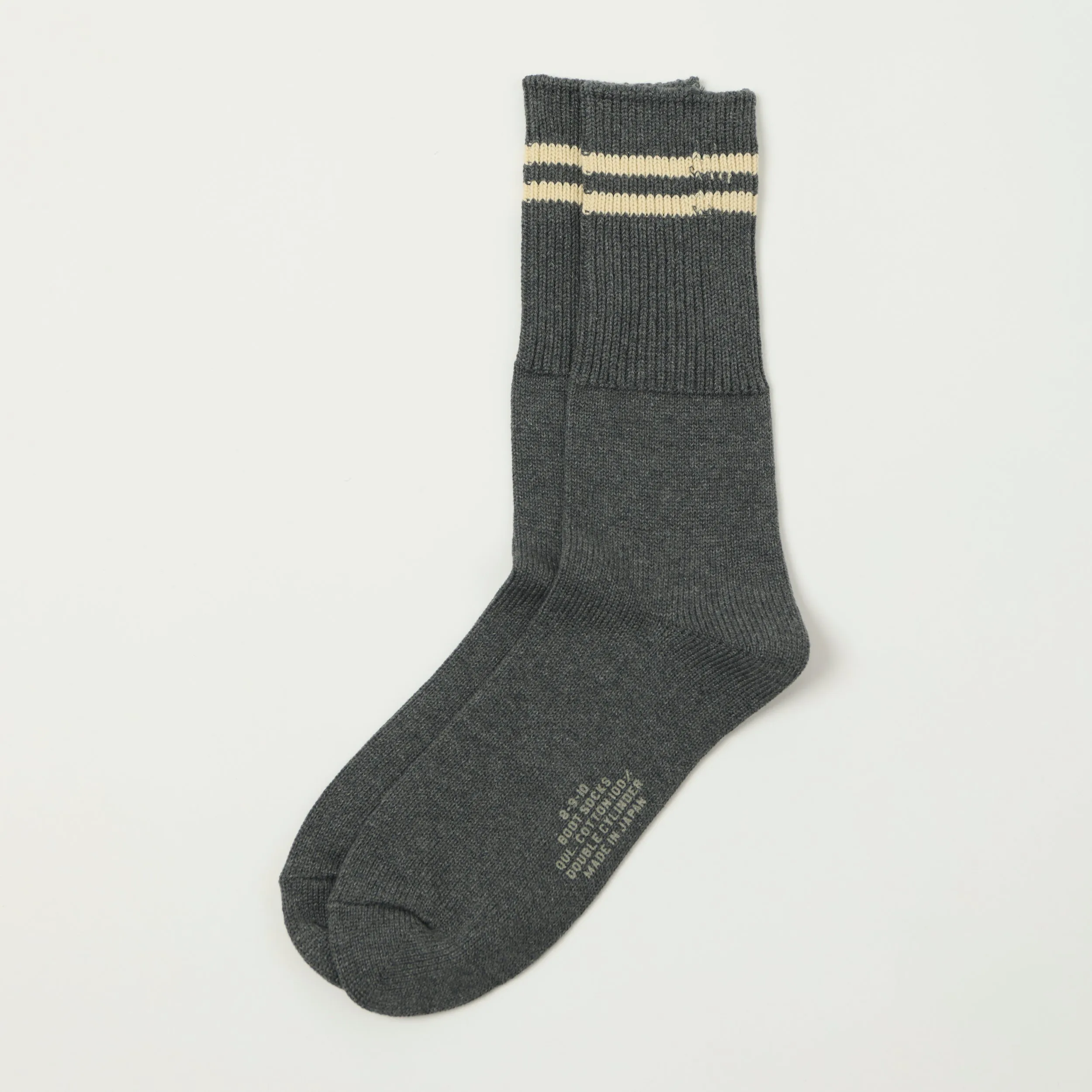 FULLCOUNT 6110 Military Sock - Charcoal Grey sold by Son of a Stag