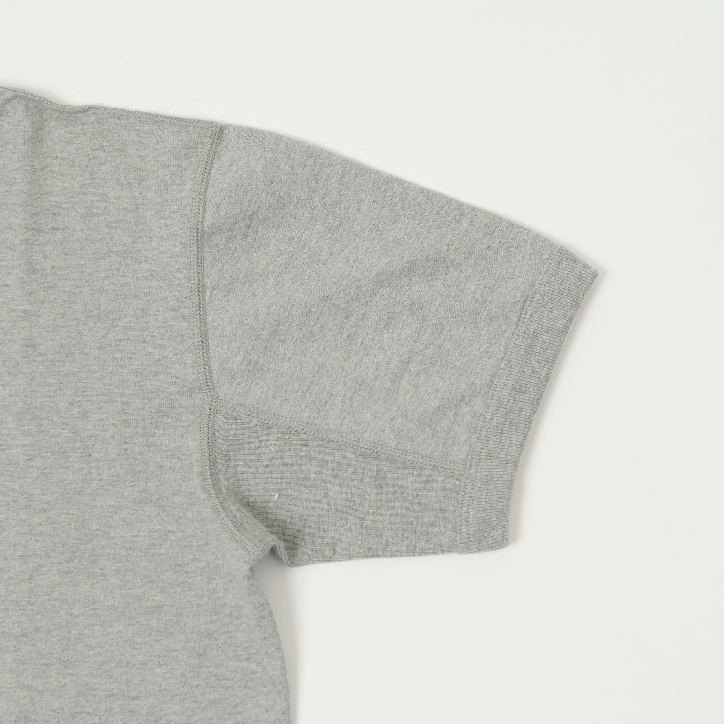 FULLCOUNT 5222H Flat Seam Heavyweight Henley - Heather Grey sold by Son of a Stag product image thumbnail 4