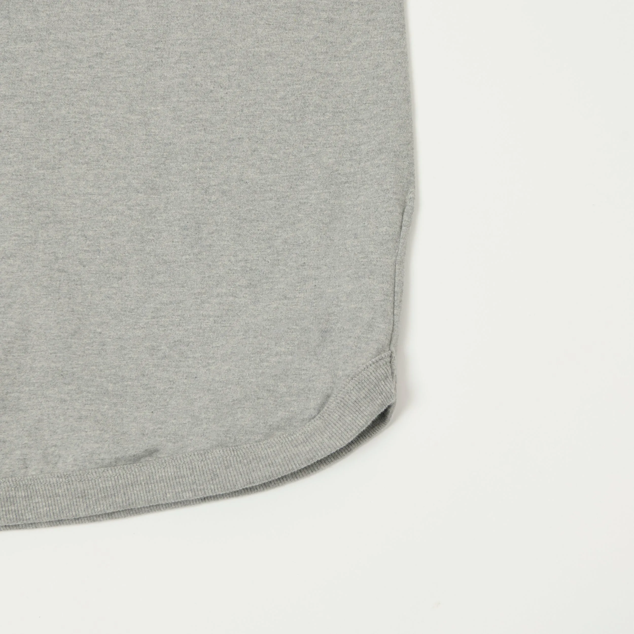 FULLCOUNT 5222H Flat Seam Heavyweight Henley - Heather Grey sold by Son of a Stag product image thumbnail 3