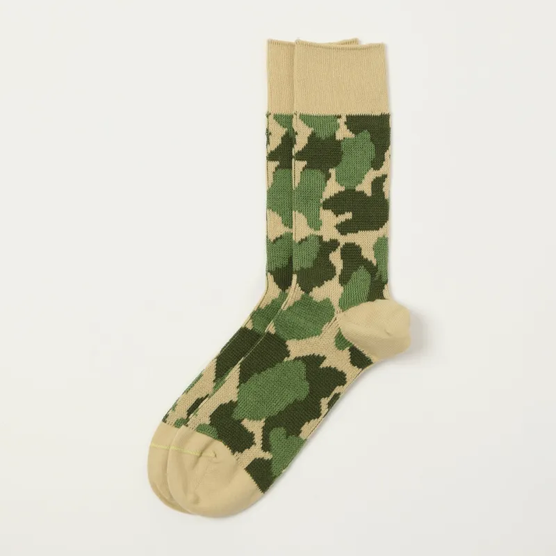 RoToTo Duck Hunter Camo Socks - Sand Beige made by ROTOTO