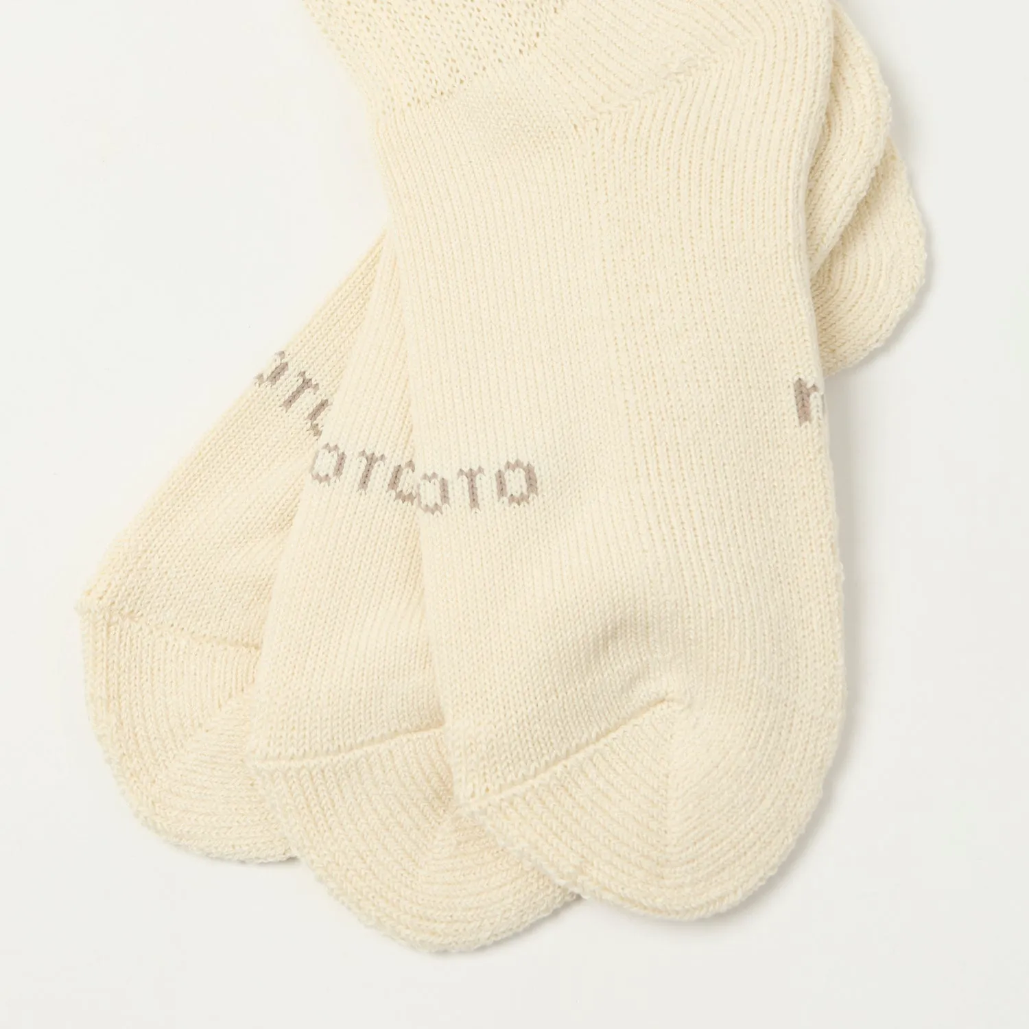 RoToTo Organic Daily 3 Pack Mini Crew Sock - Ivory sold by Son of a Stag product image thumbnail 2