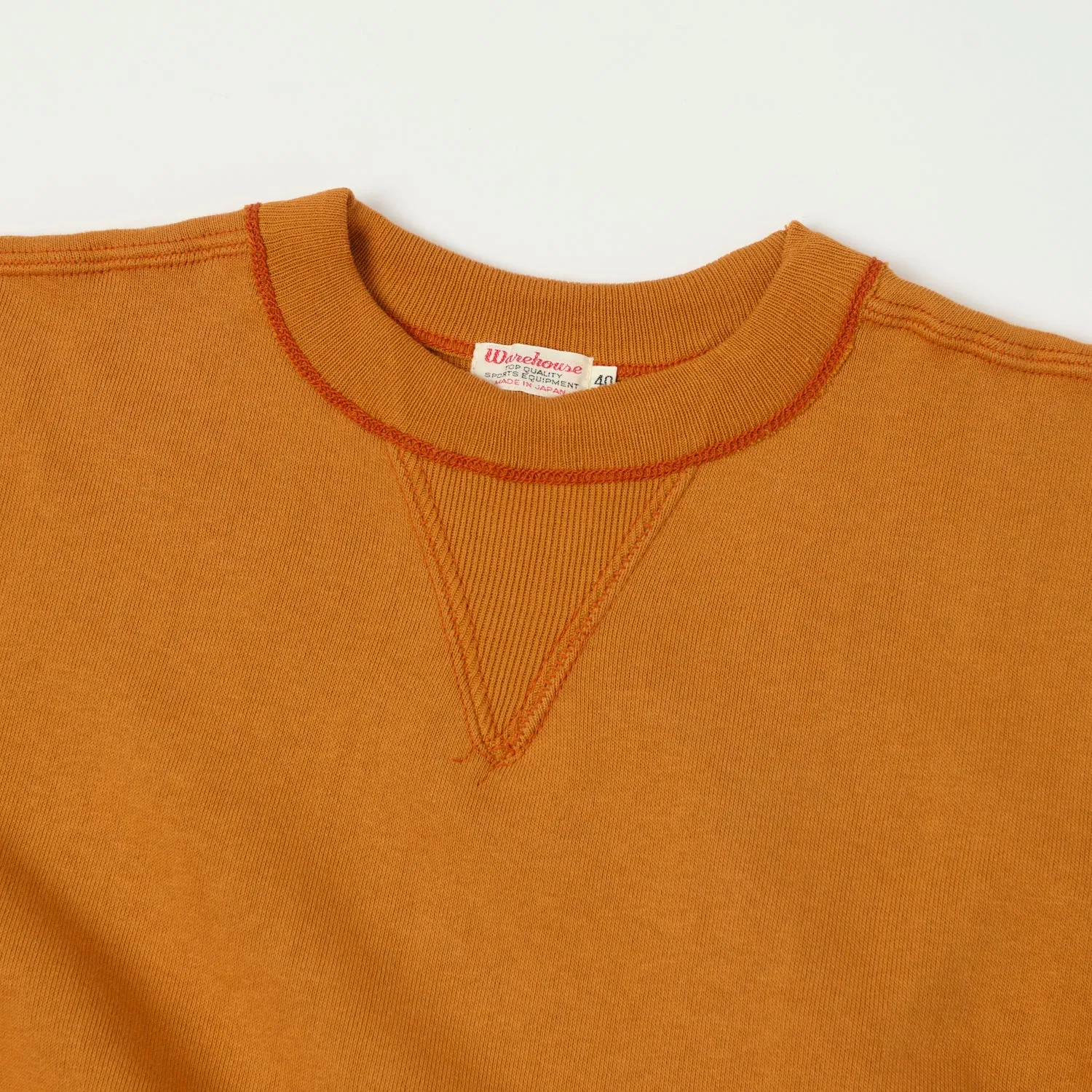 Warehouse & Co 403 Plain Sweatshirt - Dark Orange sold by Son of a Stag product image thumbnail 4