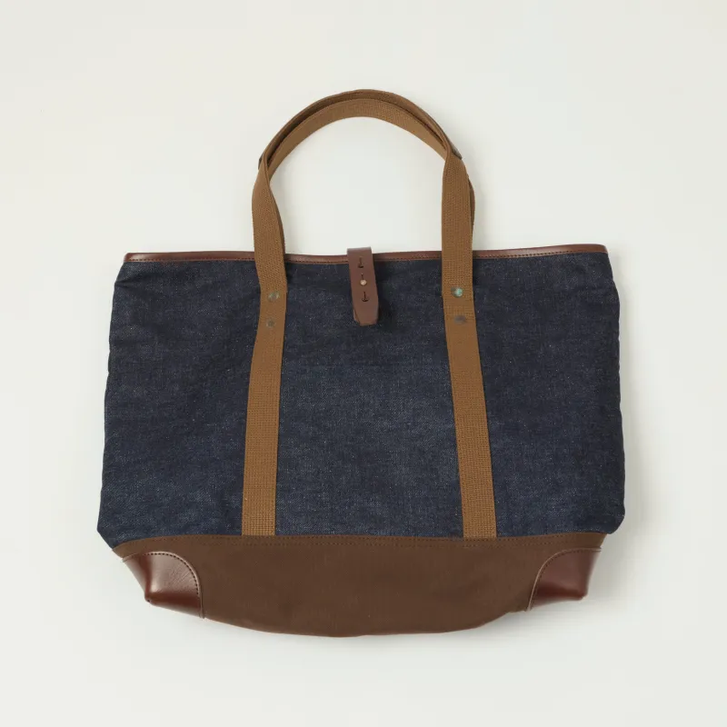 Warehouse & Co 5212 Denim Tote Bag - Raw sold by Son of a Stag