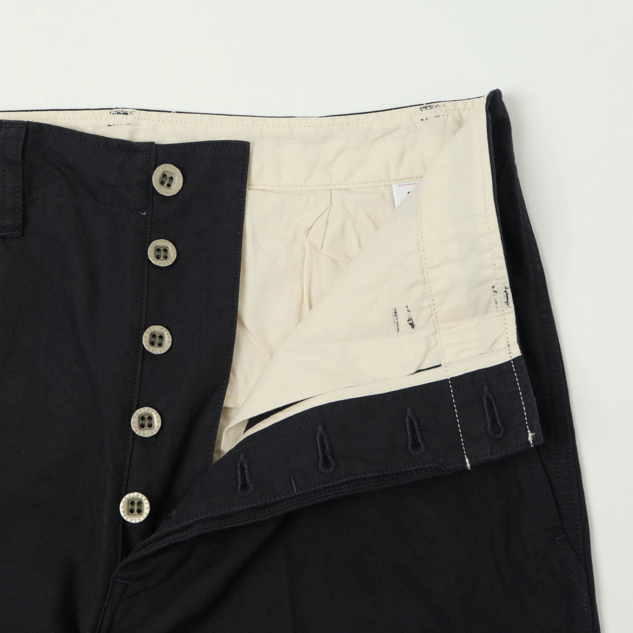 visvim 'Broader' High Density Twill Chino - Navy sold by Son of a Stag product image thumbnail 4