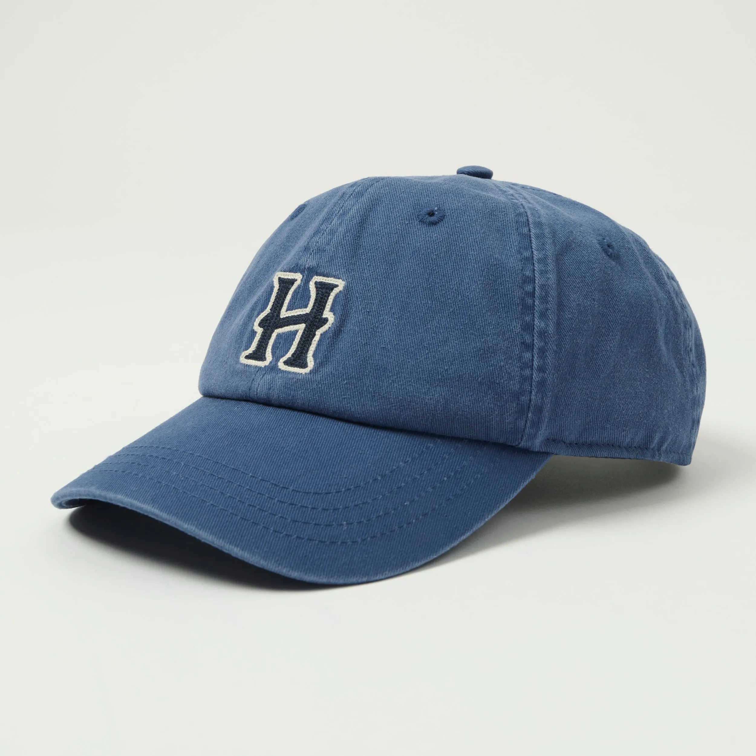 Hartford 'H' Logo Border Varsity Cap - Navy sold by Son of a Stag