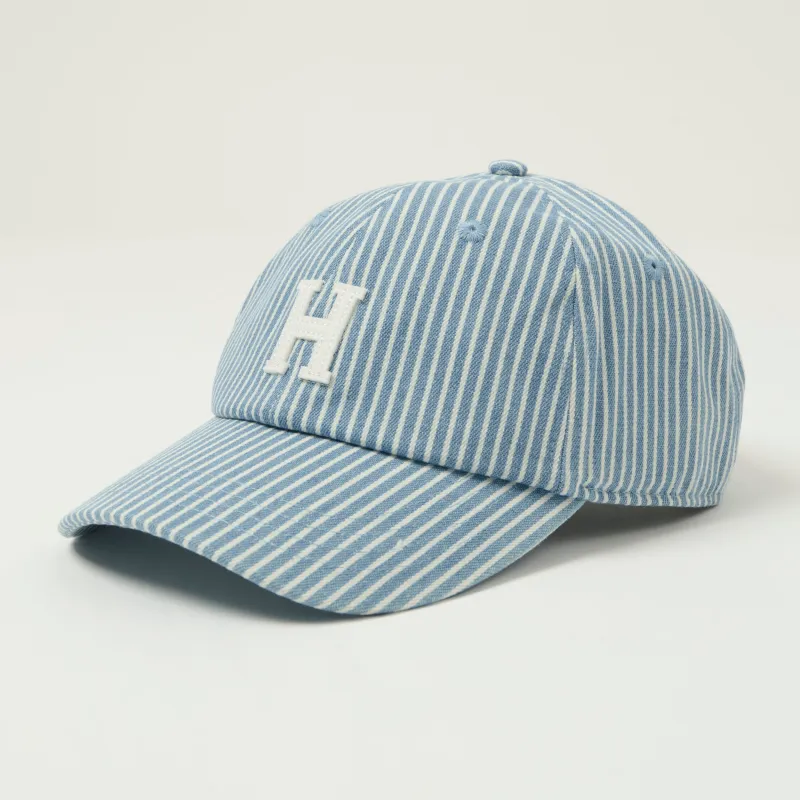 Hartford Letterman 'H' Logo Cap - Hickory Stripe made by Son of a Stag